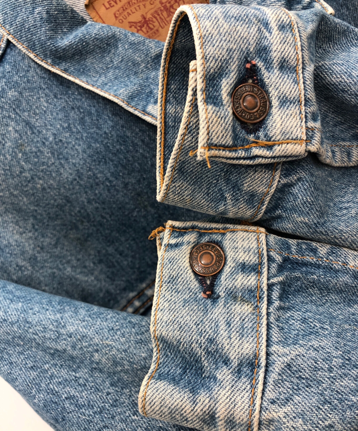 中古・古着通販】LEVI'S (リーバイス) デニムジャケット ブルー サイズ