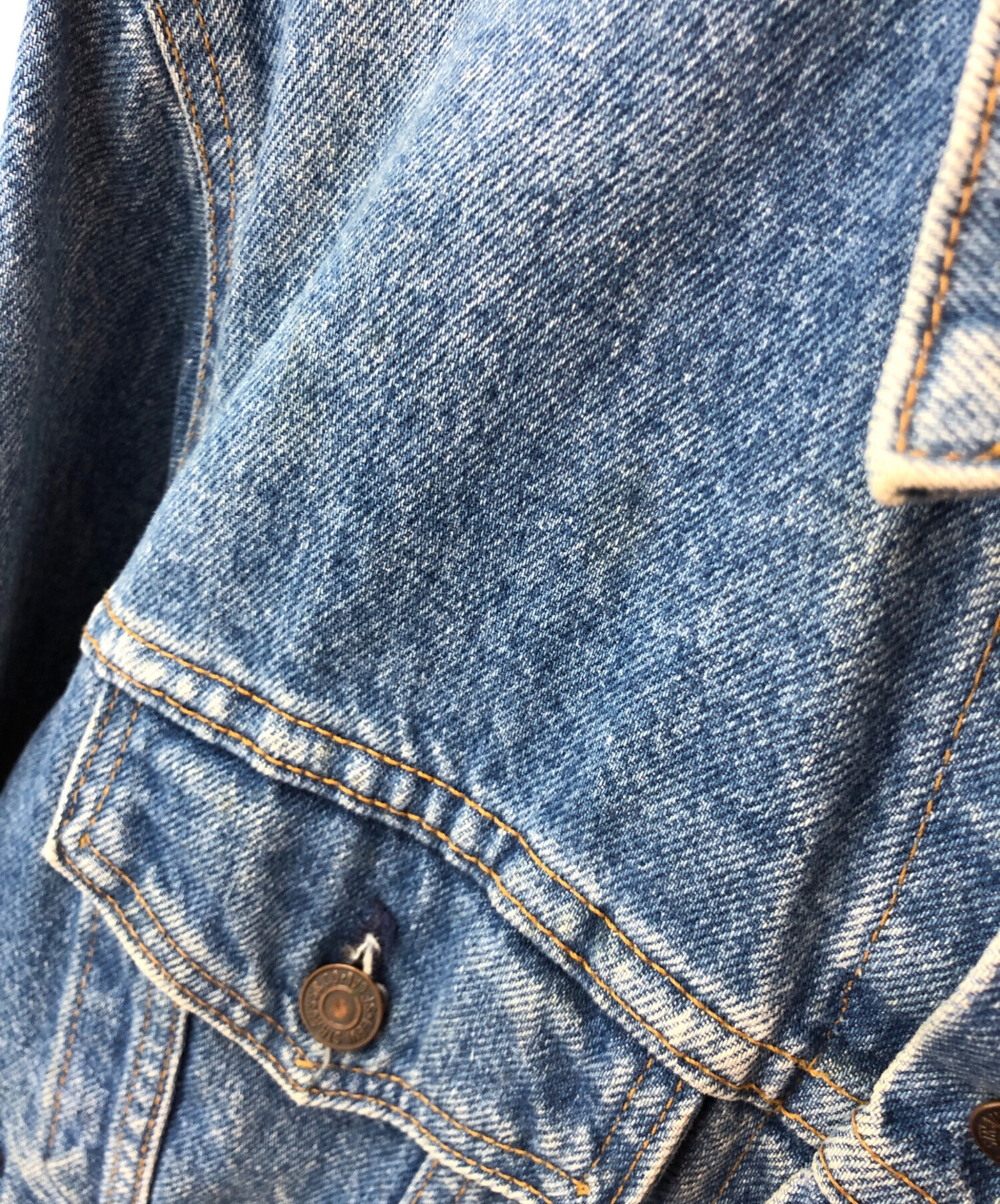 中古・古着通販】LEVI'S (リーバイス) デニムジャケット ブルー サイズ