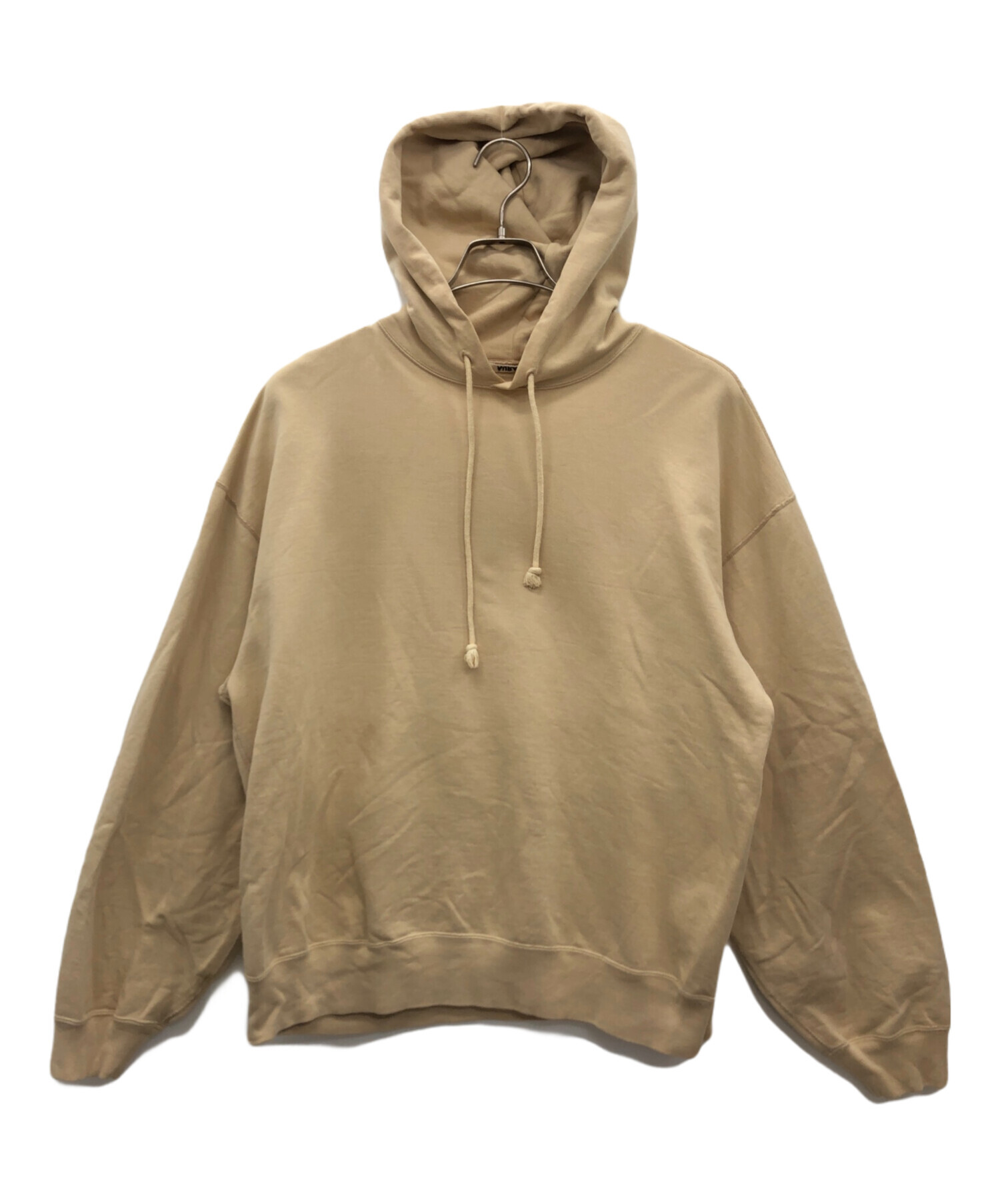 AURALEE / パーカー/O/コットン/ベージュ/無地/A22SP04HU 中古・古着通販】AURALEE (オーラリー) プルオーバーパーカー ベージュ