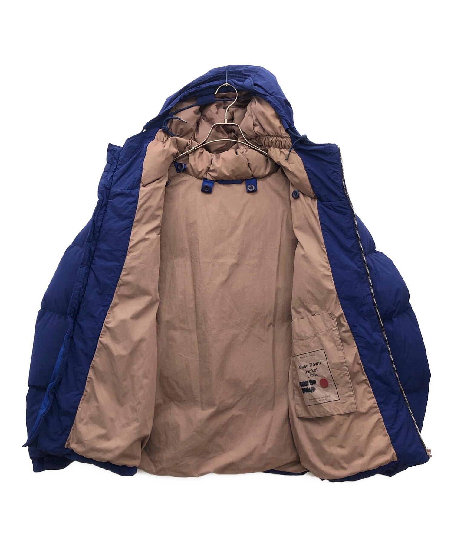 中古・古着通販】TEN-C (テンシー) ベースダウンジャケット ブルー