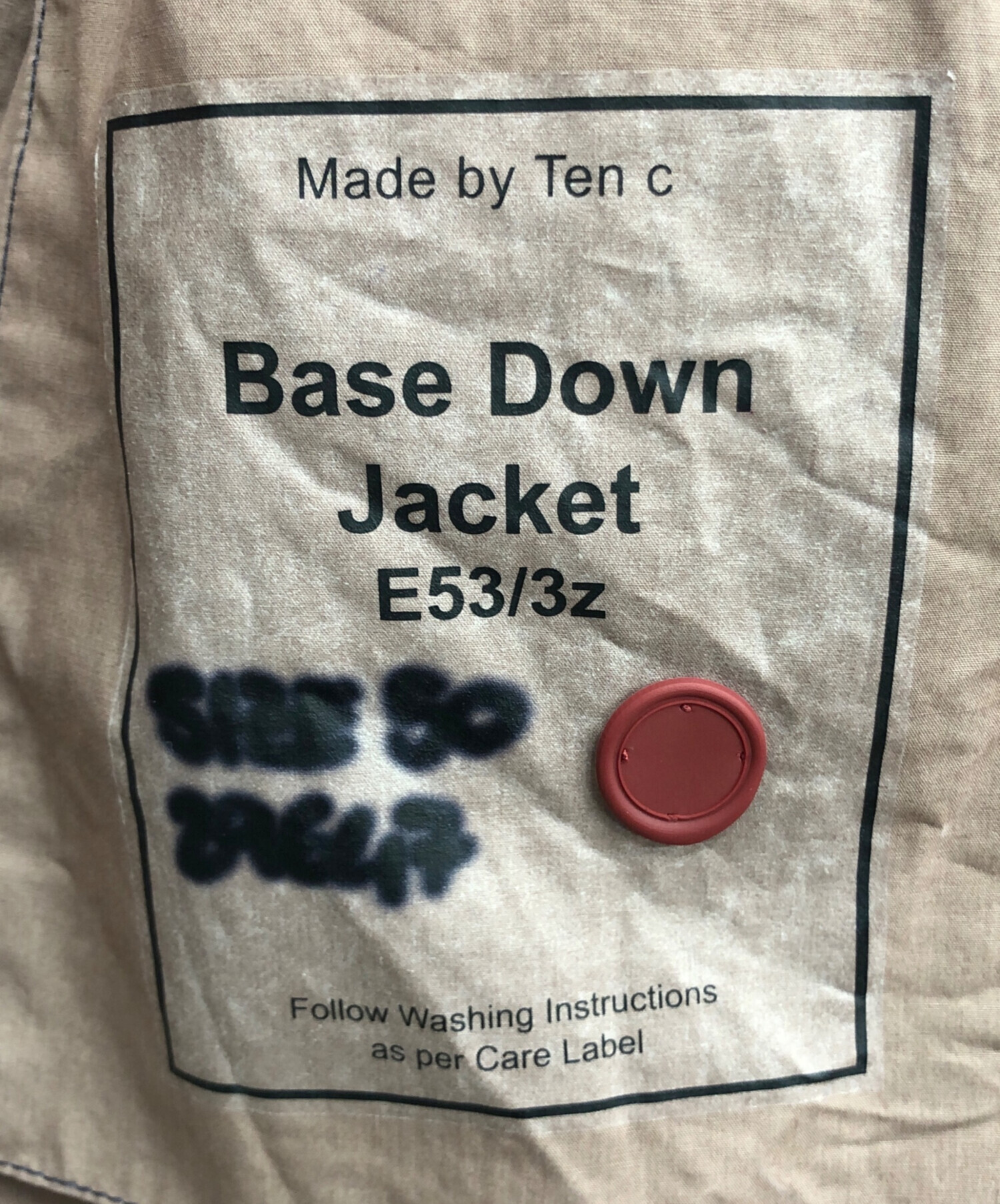 中古・古着通販】TEN-C (テンシー) ベースダウンジャケット ブルー