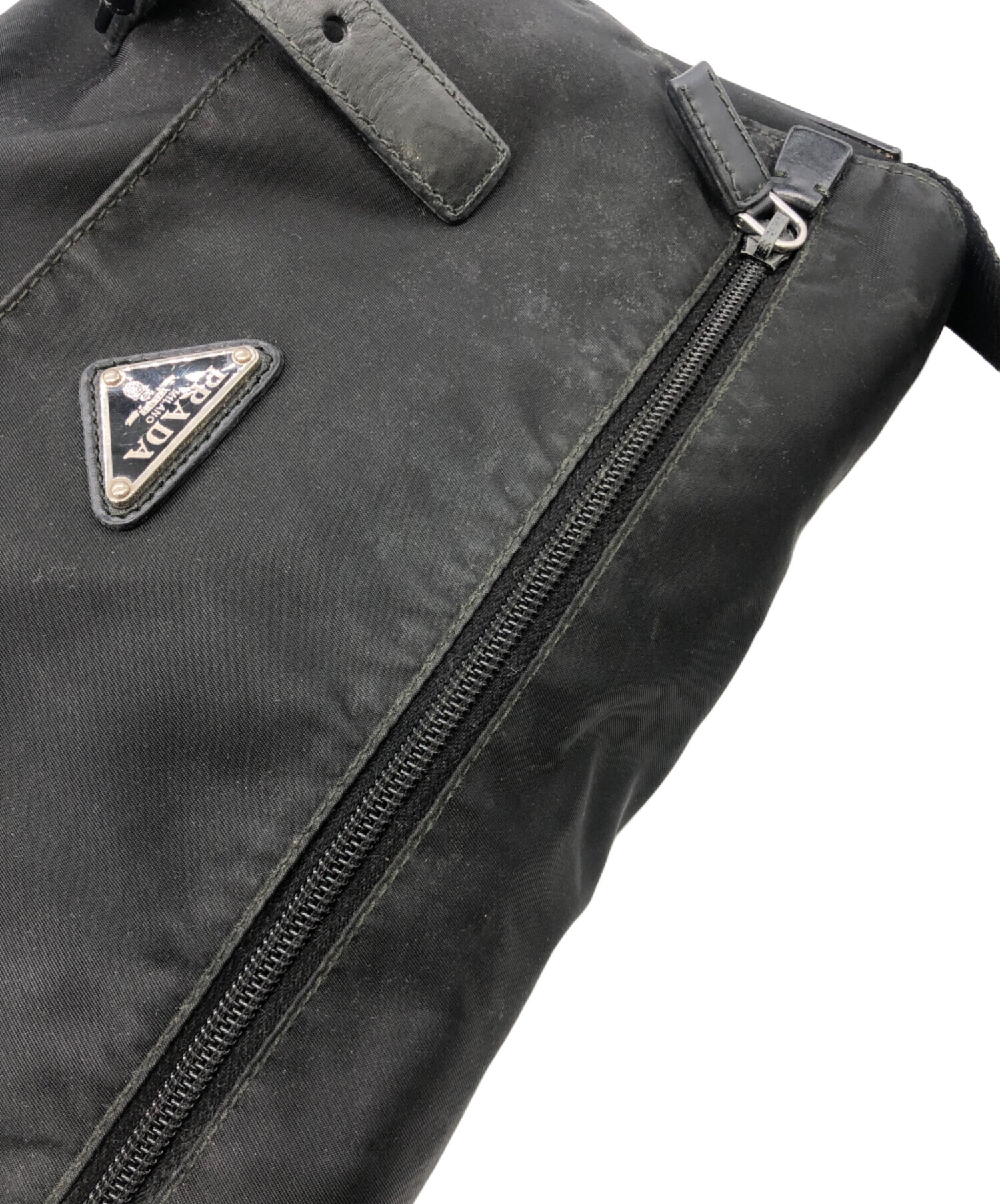 中古・古着通販】PRADA (プラダ) メッセンジャーバッグ ブラック