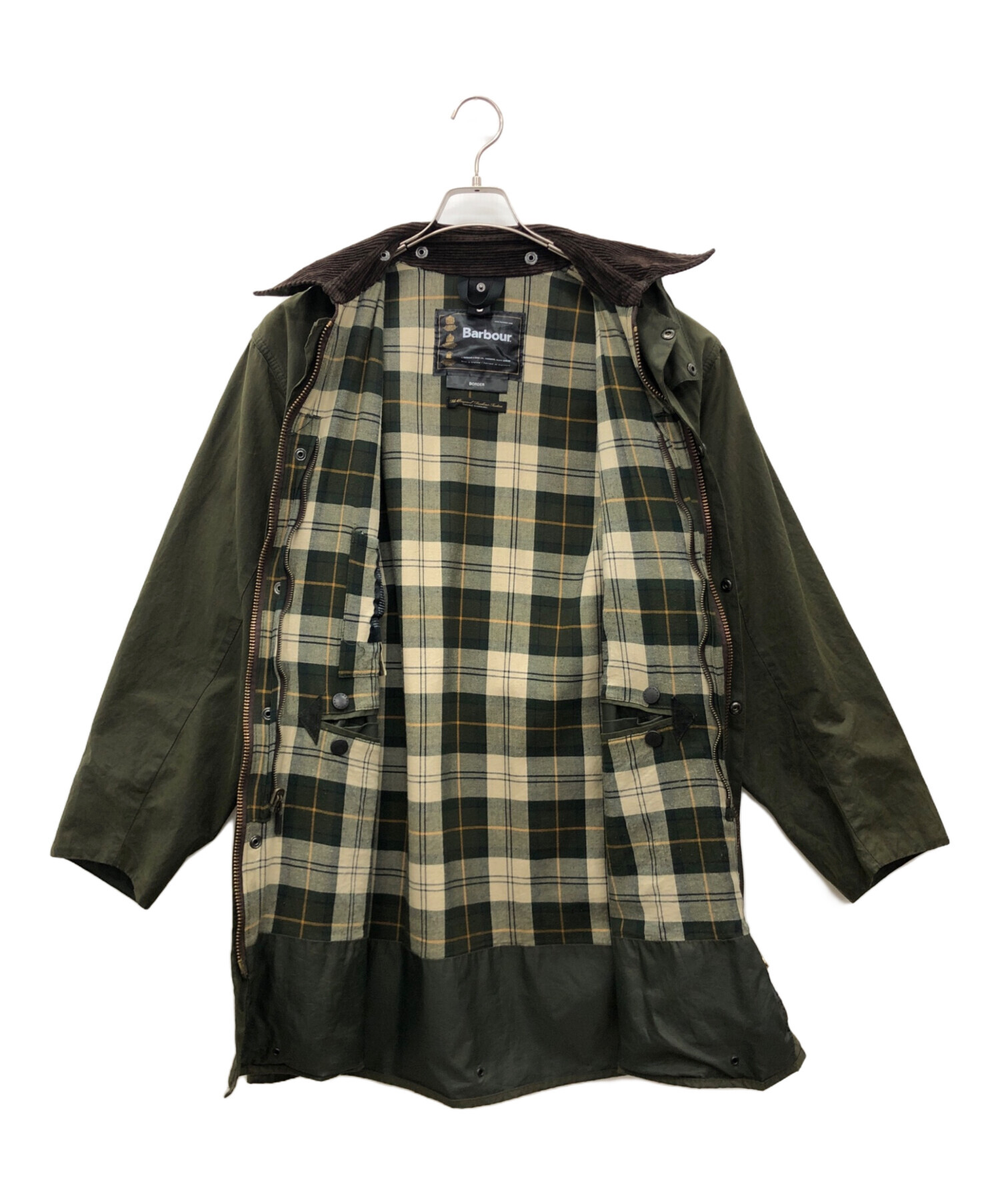 Barbour GAMEFAIR C40 バブアー / 102 中古・古着通販】Barbour (バブアー) ワックス コットン コート カーキ
