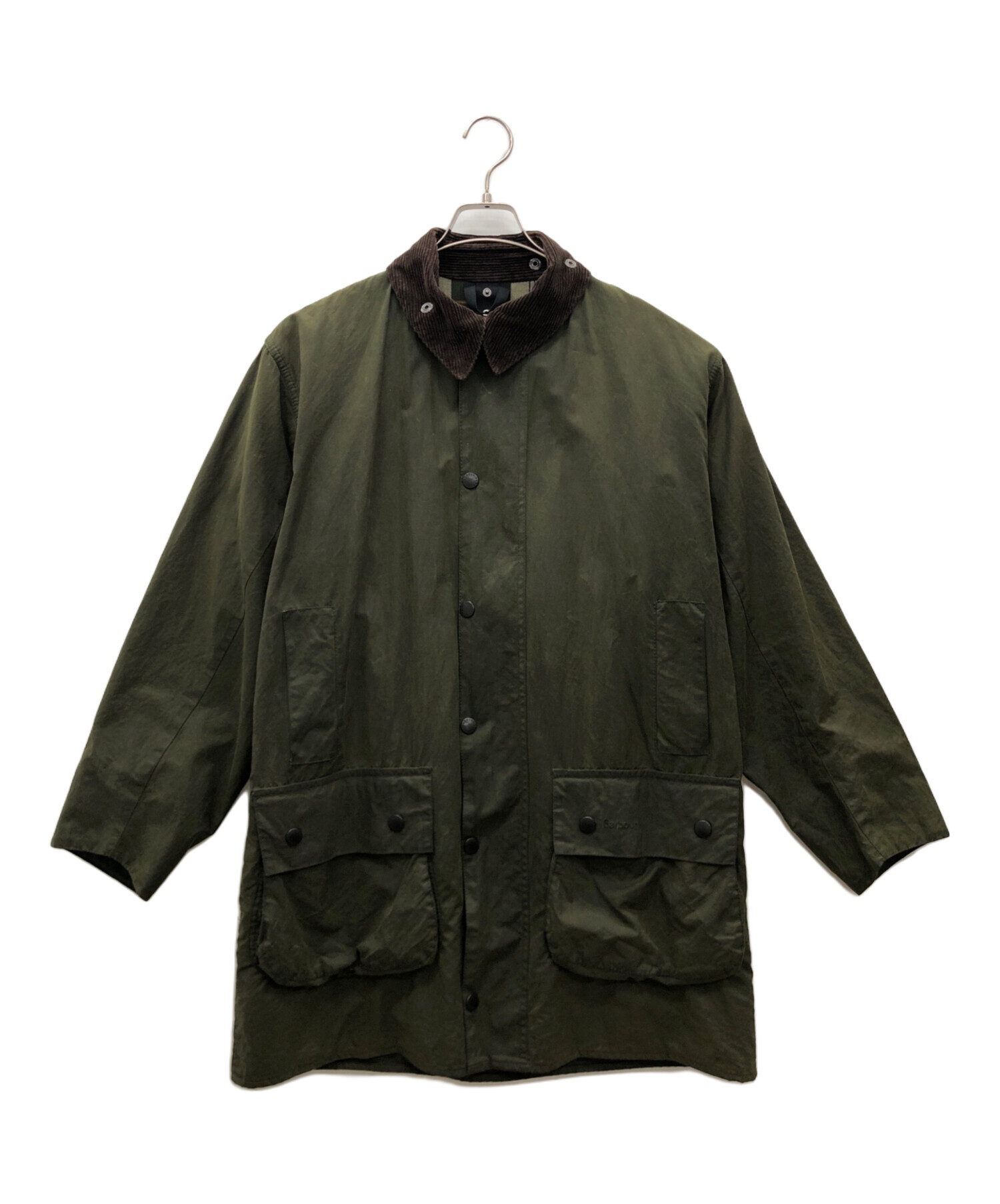 中古・古着通販】Barbour (バブアー) ワックス コットン コート カーキ 