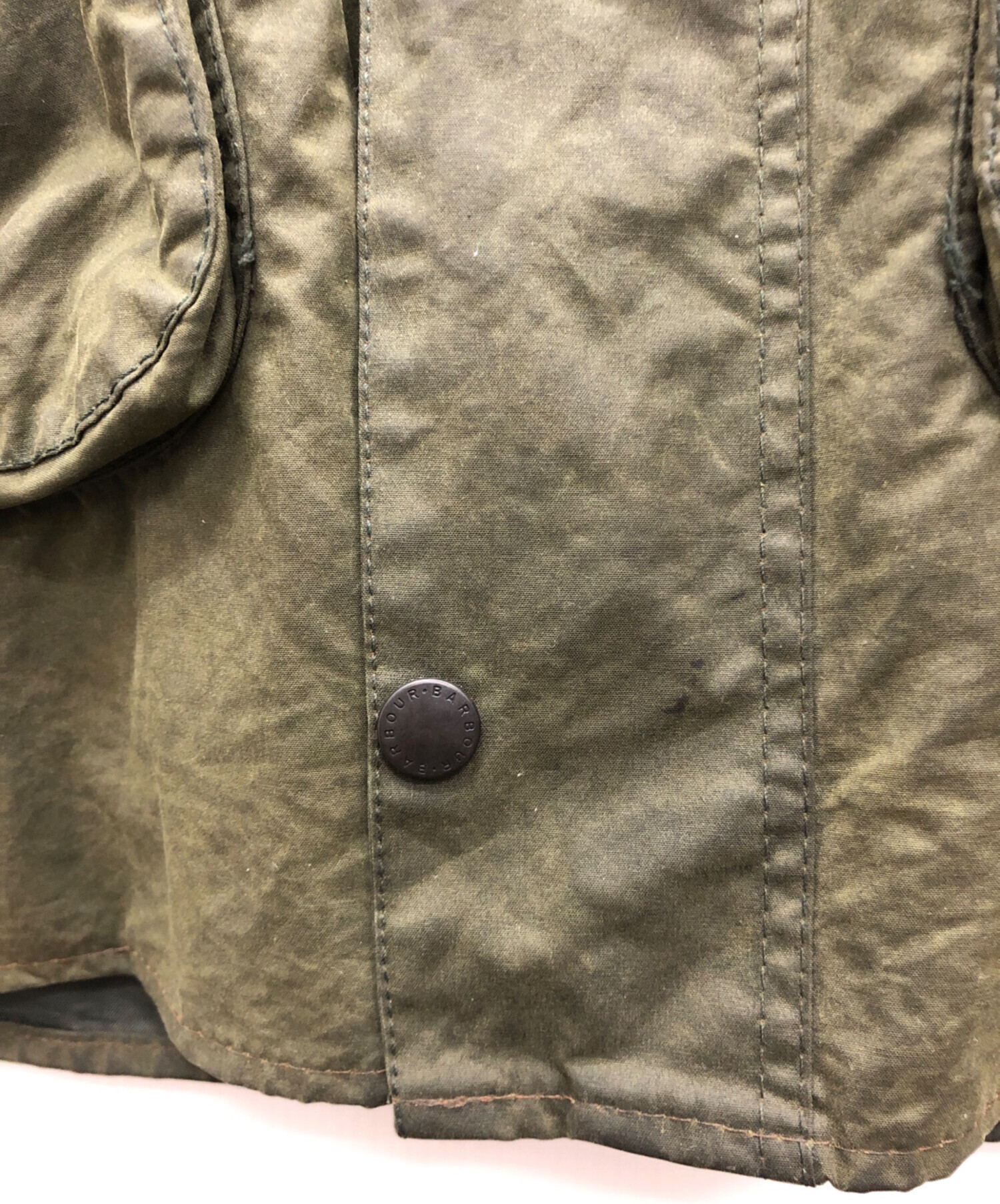 中古・古着通販】Barbour (バブアー) ワックス コットン コート カーキ 