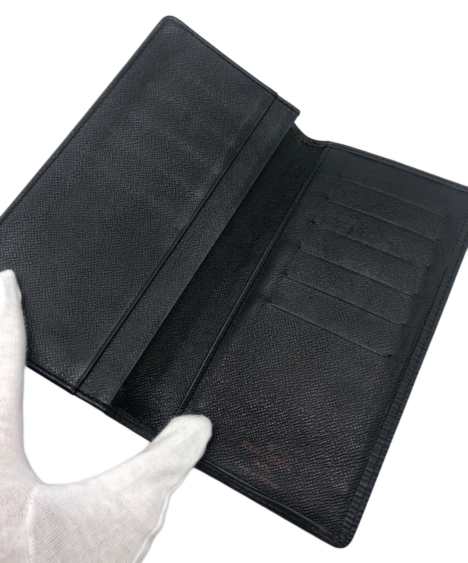 中古Louis Vuitton 長財布 ブラック 中古・古着通販】LOUIS VUITTON (ルイ ヴィトン) 長財布