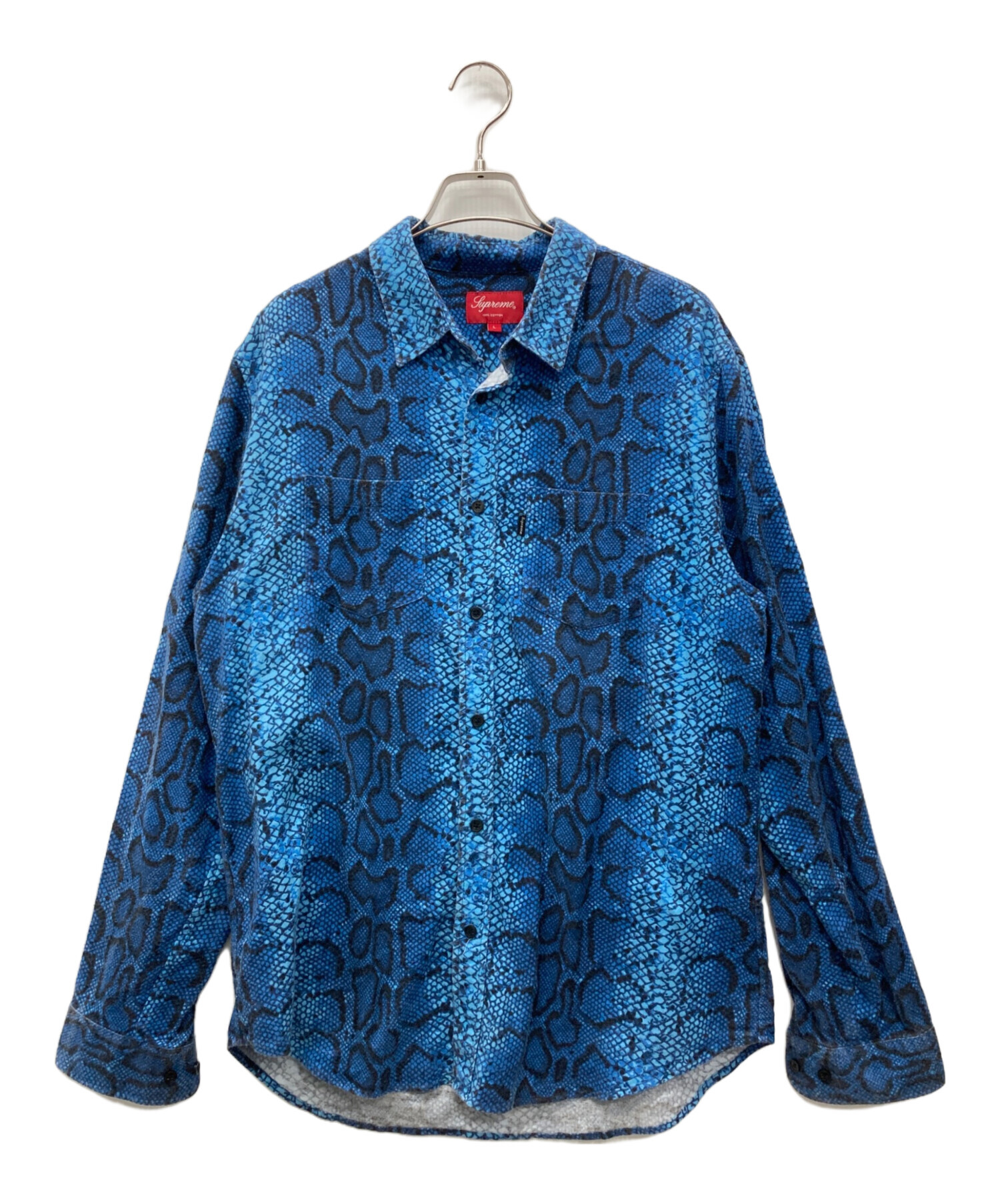 中古・古着通販】Supreme (シュプリーム) 総柄シャツ ブルー サイズ:L 