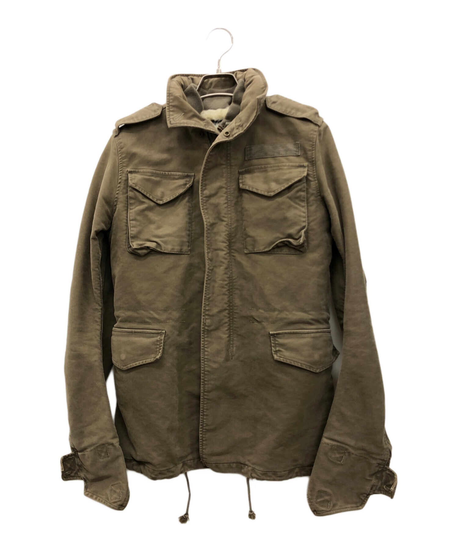 中古・古着通販】AKM (エーケーエム) ミリタリージャケット カーキ 