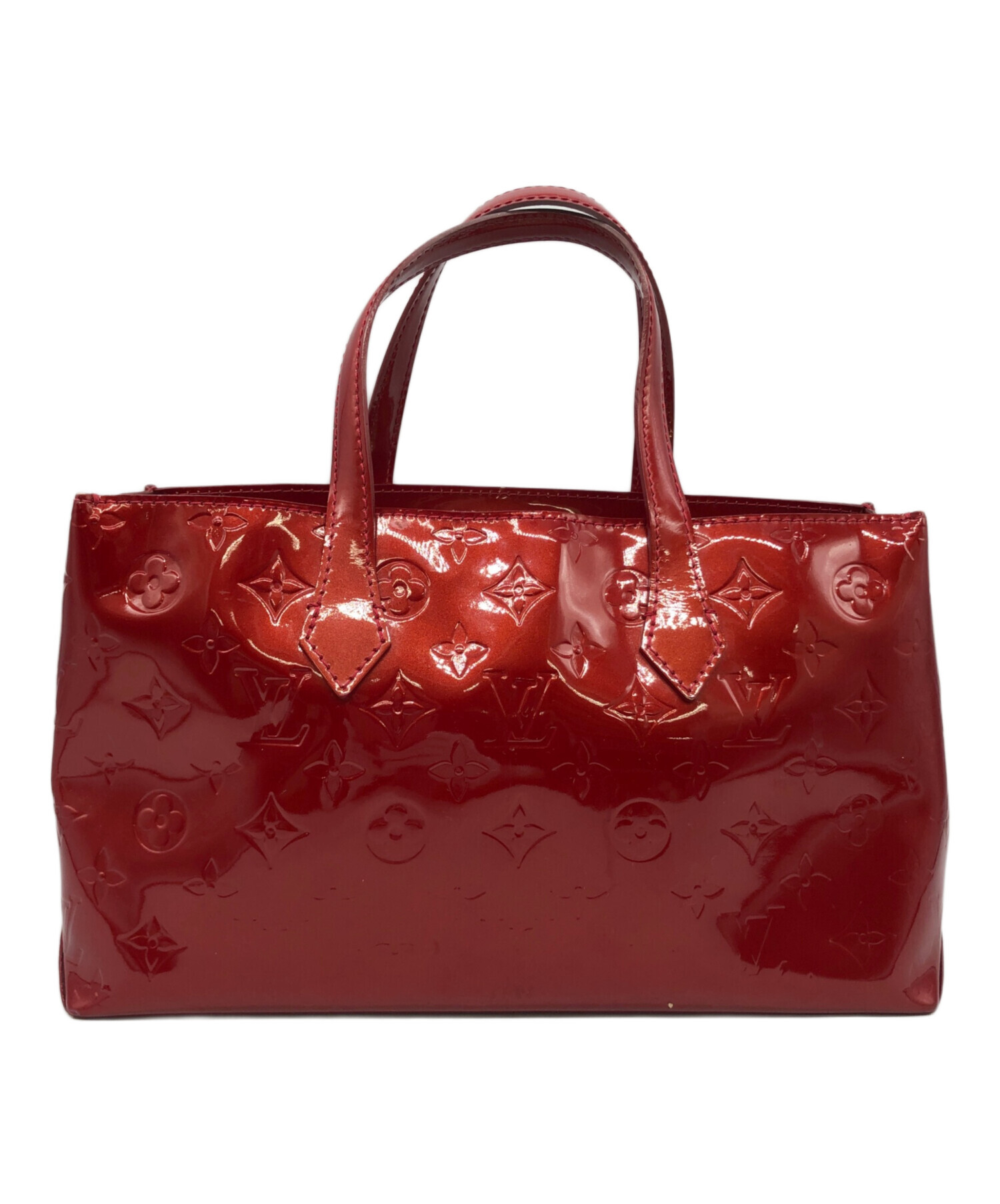 中古・古着通販】LOUIS VUITTON (ルイ ヴィトン) ハンドバッグ レッド