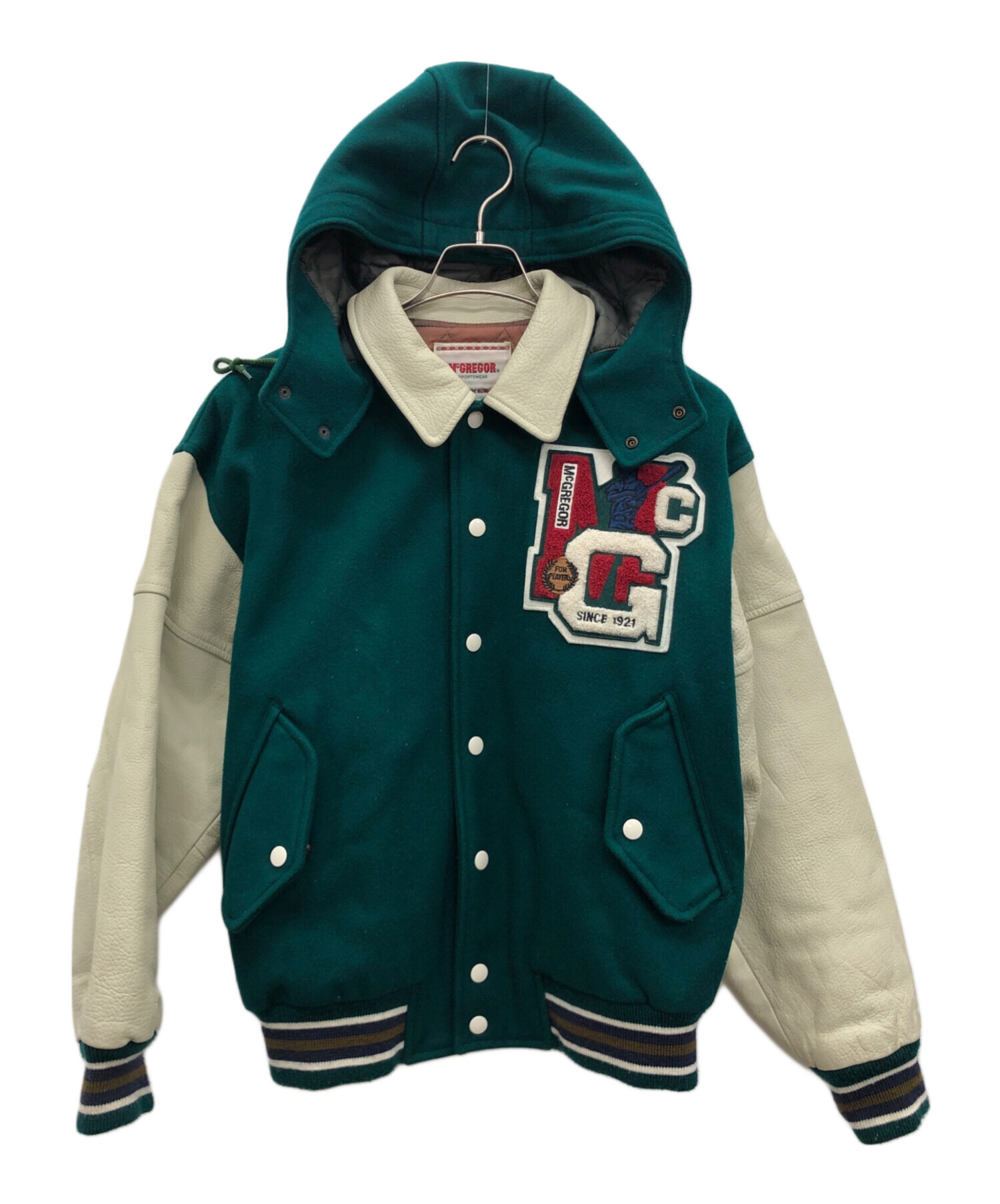 中古・古着通販】McGREGOR (マクレガー) スタジャン グリーン サイズ:M 