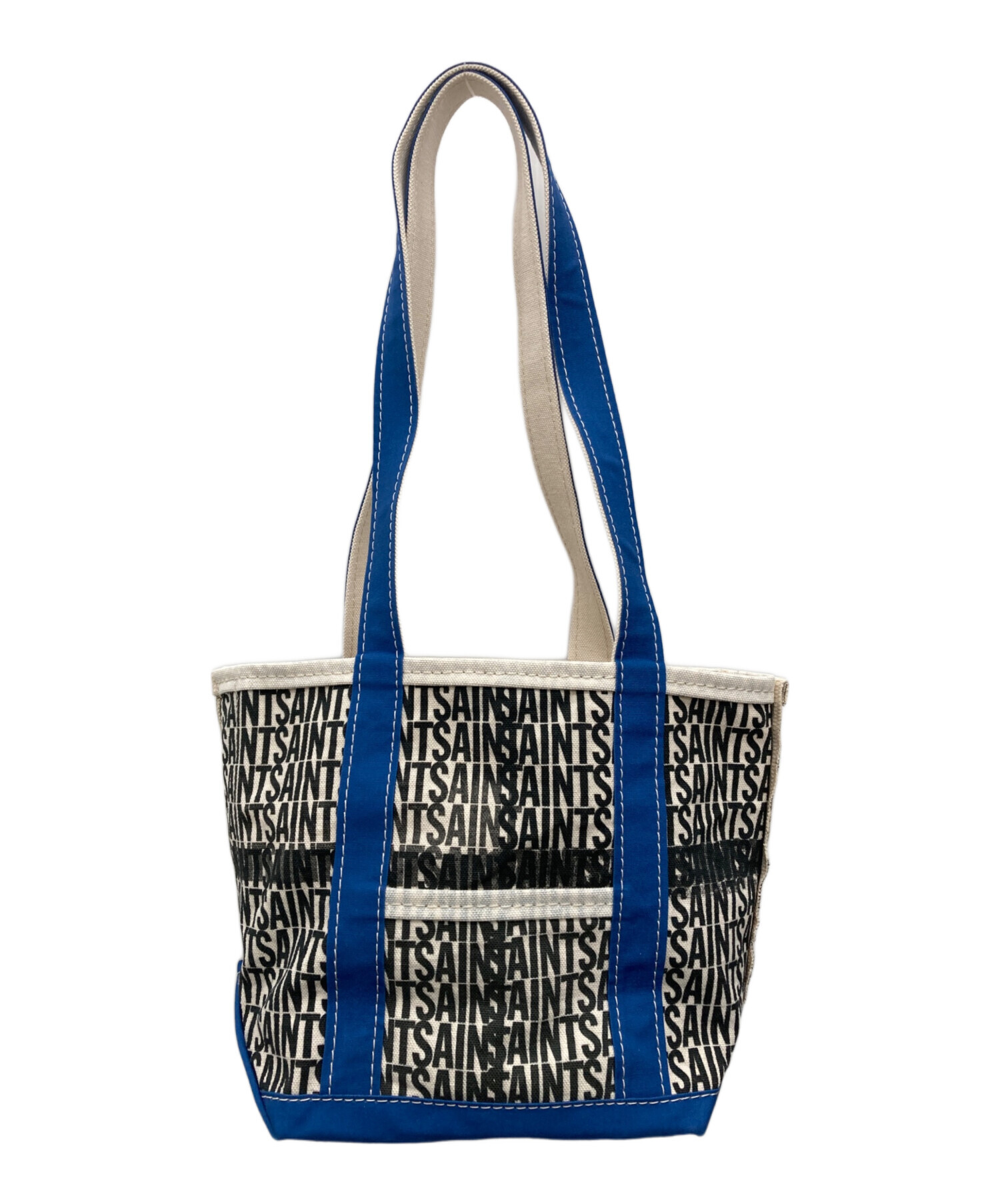 新品 24aw SAINT MICHAEL セントマイケル トートバッグ 中古・古着通販】SAINT MICHAEL (セントマイケル) TOTE L SAINT NAVY