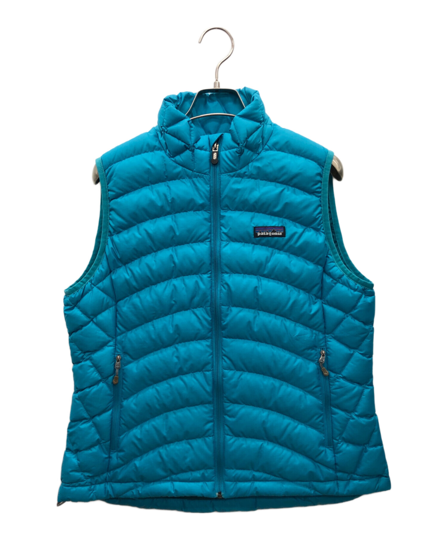 中古・古着通販】Patagonia (パタゴニア) ダウンベスト スカイブルー 