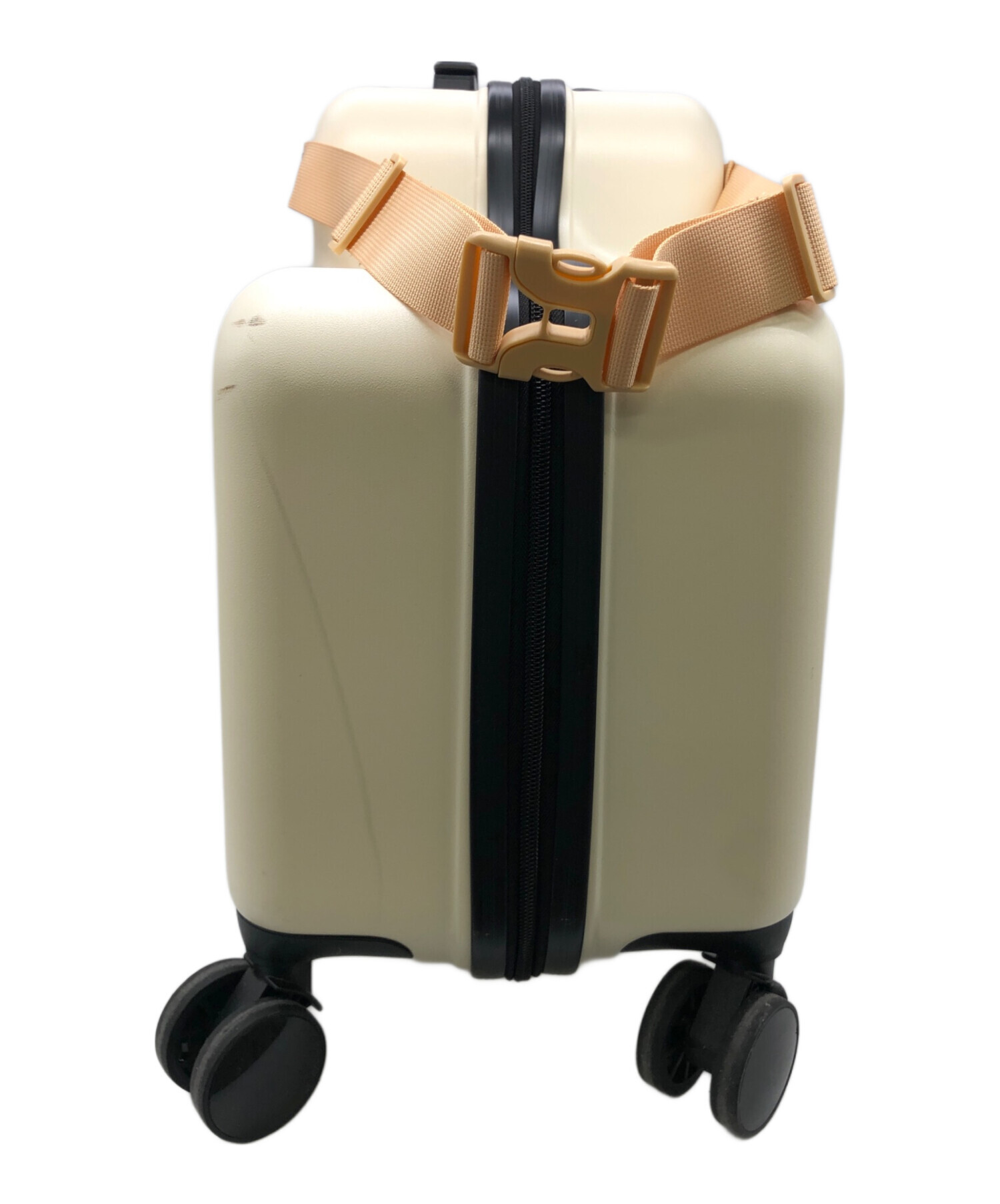 【中古】子供が乗れるキャリーケース キッズトラベル M オレンジ Z24 中古・古着通販】KIDS TRAVEL (キッズトラベル) 子供が乗れるキャリー