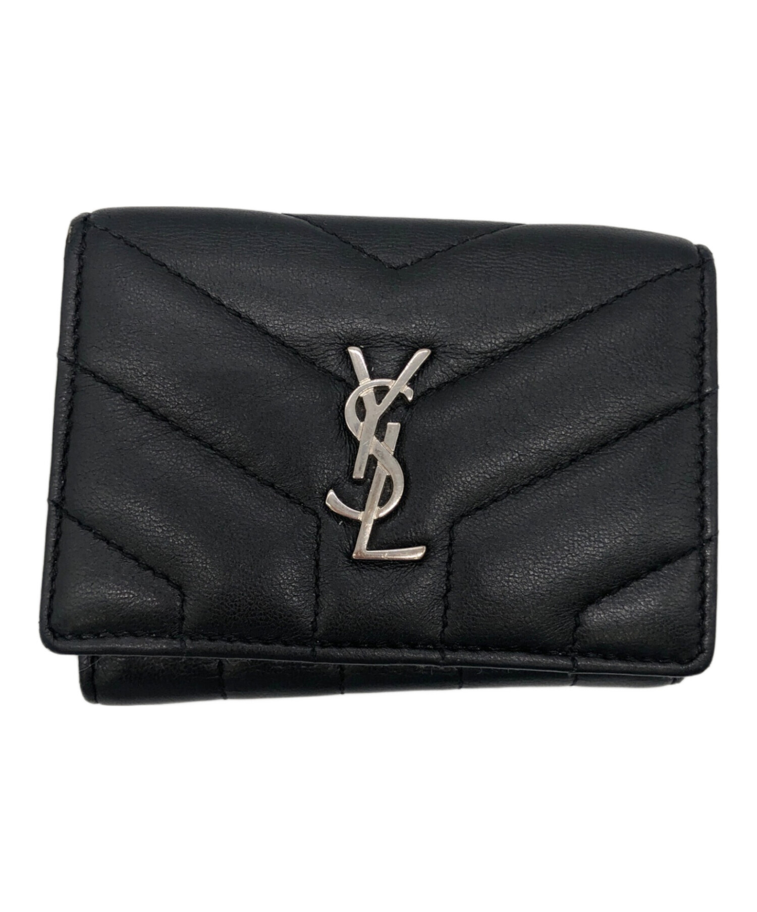 中古・古着通販】Yves Saint Laurent (イヴサンローラン) 3つ折り財布 