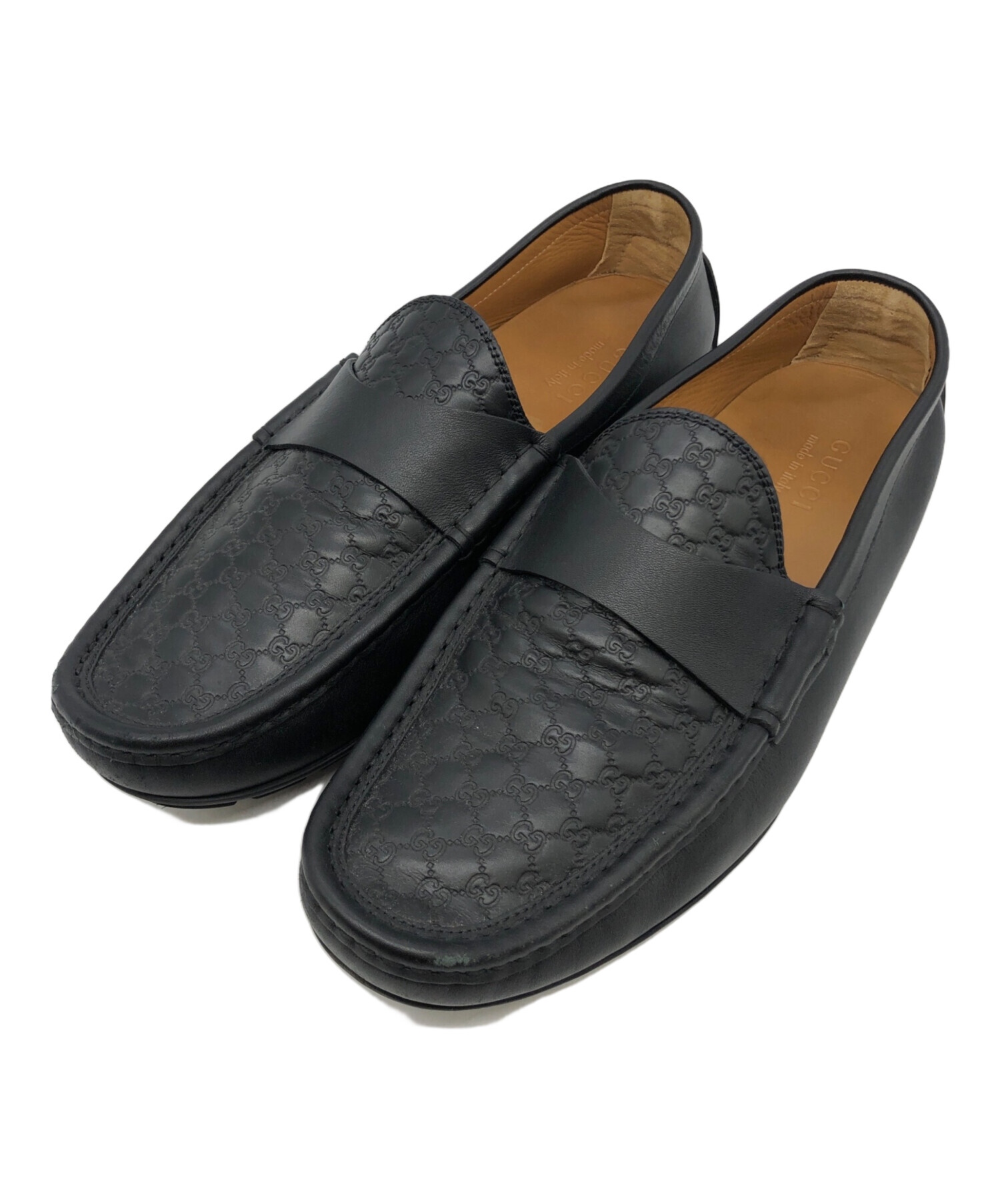 中古・古着通販】GUCCI (グッチ) ドライビングシューズ ブラック 