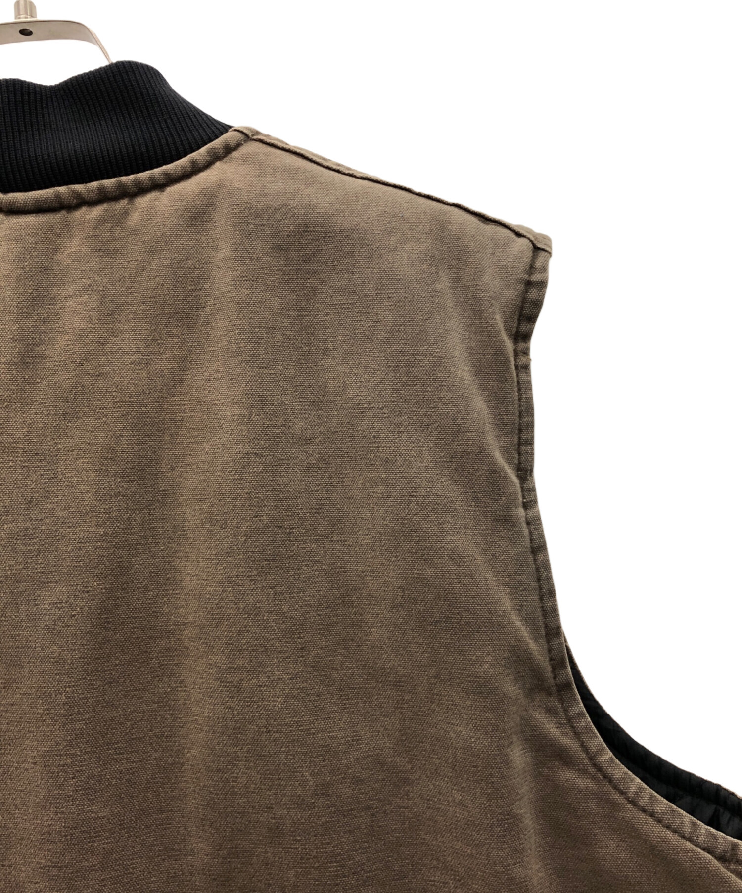 中古・古着通販】CarHartt (カーハート) ダックベスト ブラウン サイズ