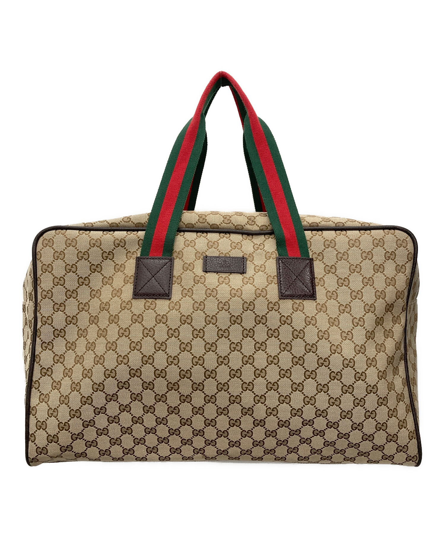 AA450 GUCCI グッチプラス シェリーライン GG柄 ボストンバッグ 中古・古着通販】GUCCI (グッチ) シェリーラインボストンバッグ
