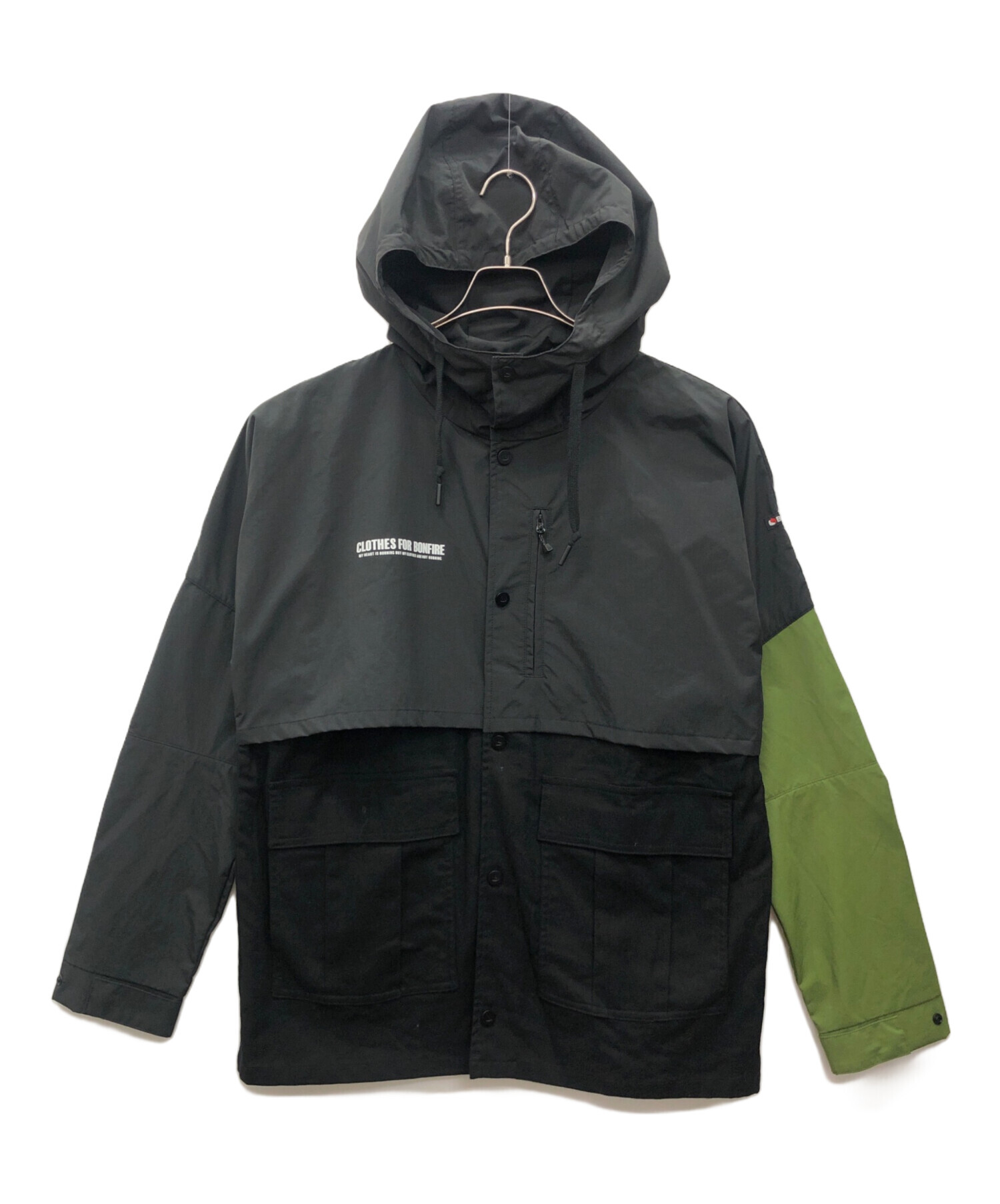 BONFIRE ボーンファイア スノーボードジャケット M ブラック 中古・古着通販】Bonfire Snowboarding (ボンファイア) ナイロン