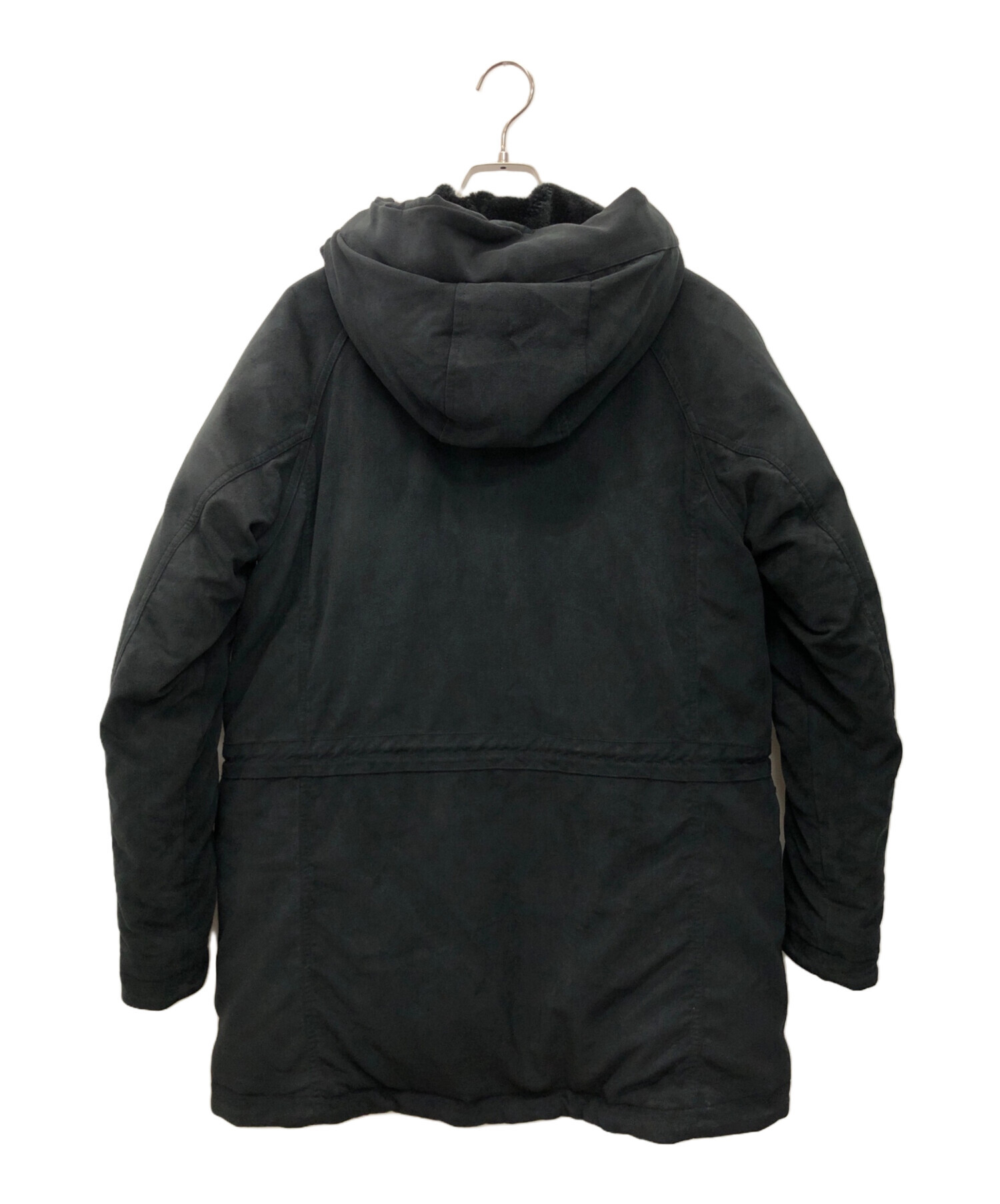 中古・古着通販】TATRAS (タトラス) スエードダウンコート ブラック