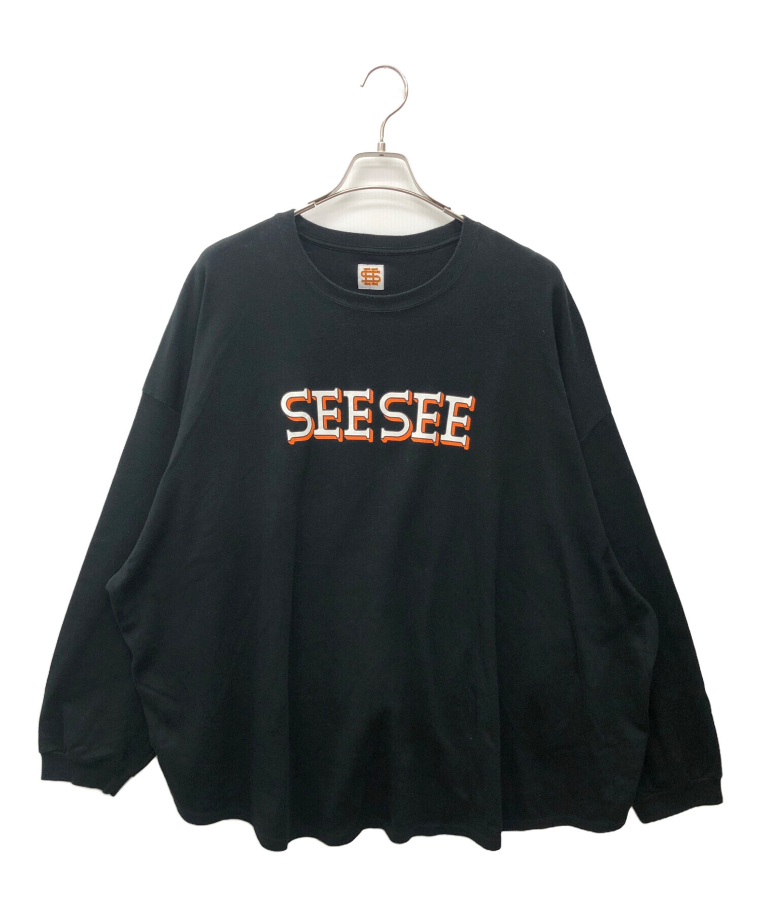 中古・古着通販】SEESEE (シーシー) 長袖Tシャツ ブラック サイズ:XL 