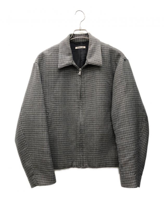 オーラリー カーキグレー スエード レザーシャツ サイズ3 オーラリー