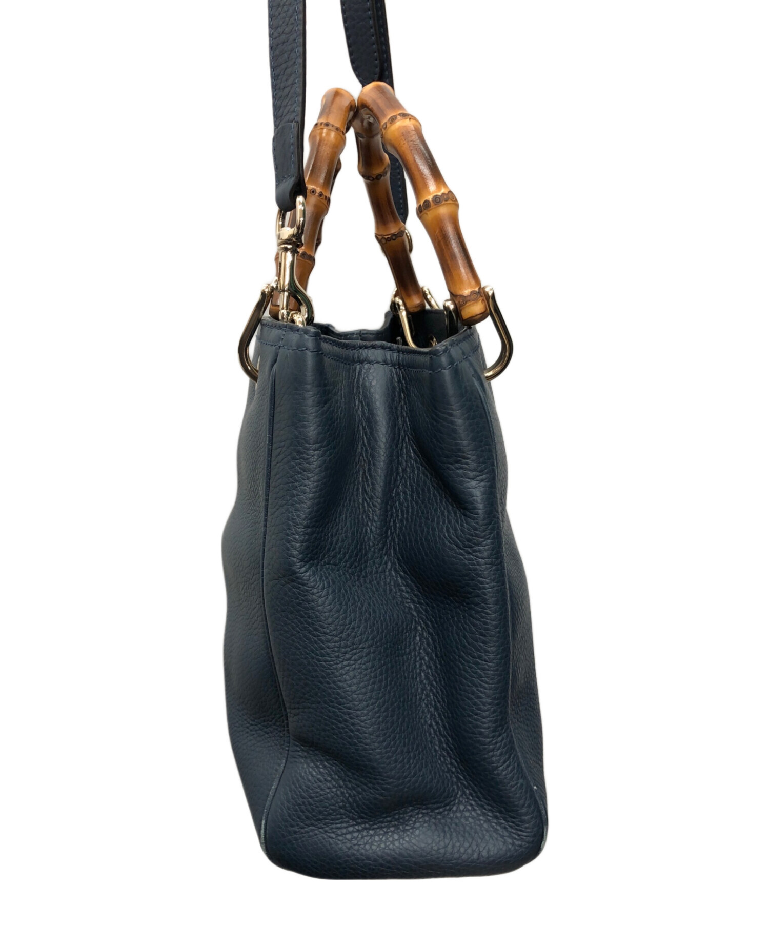 中古・古着通販】GUCCI (グッチ) バンブーショッパースモールバッグ