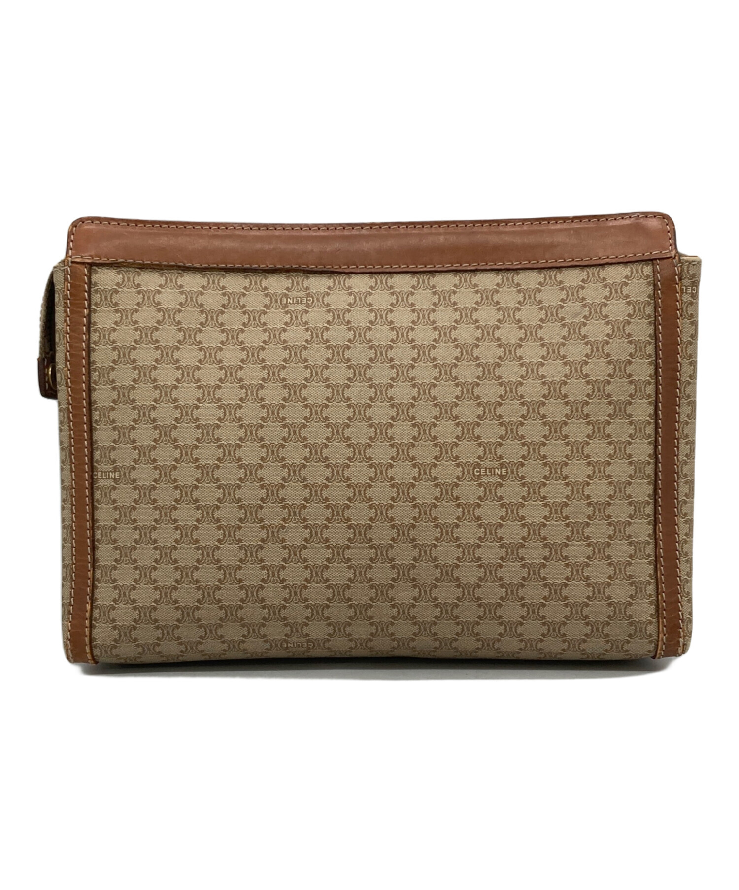中古・古着通販】CELINE (セリーヌ) クラッチバッグ ベージュ