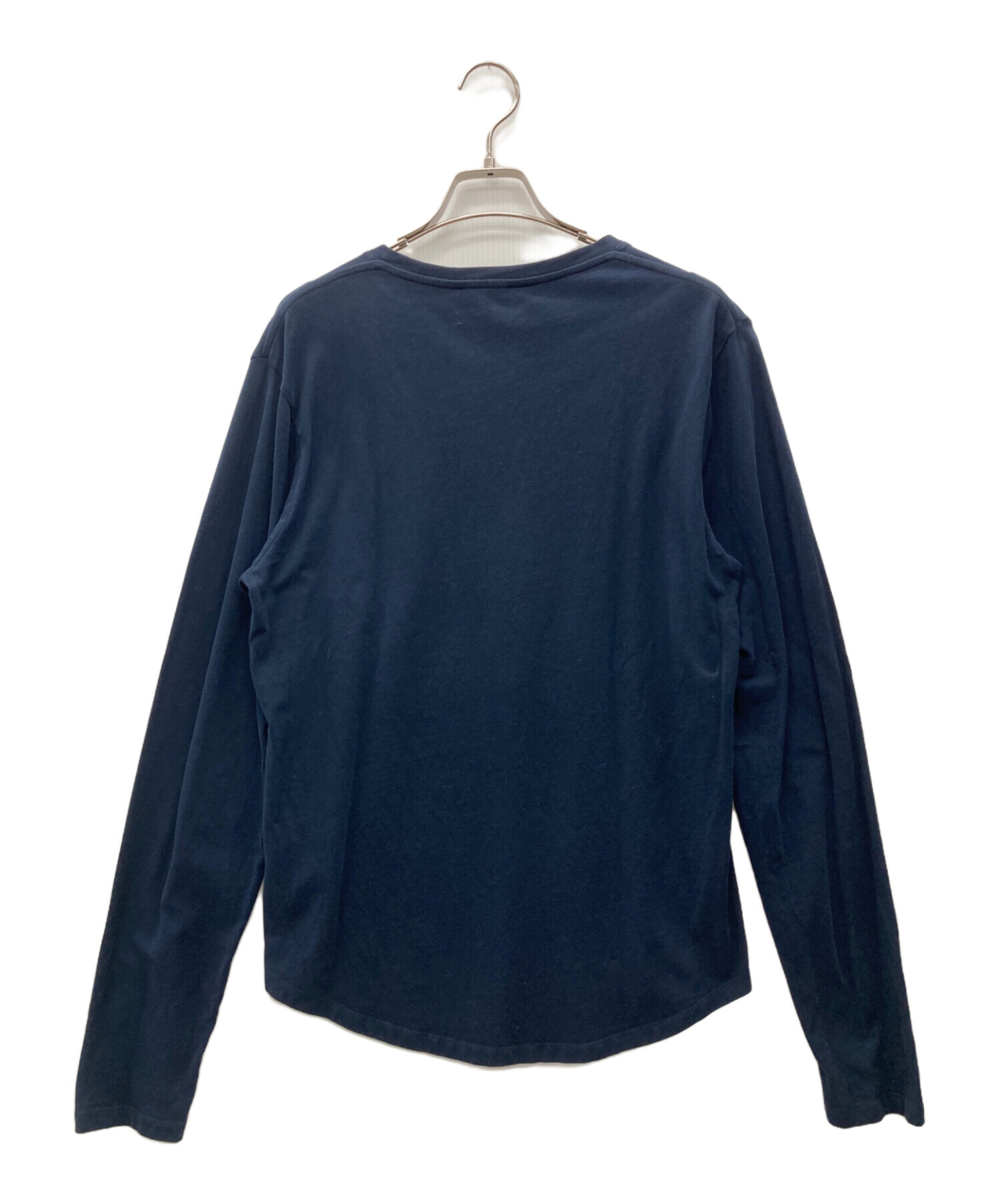 中古・古着通販】BALMAIN (バルマン) 長袖Tシャツ ネイビー サイズ:M 