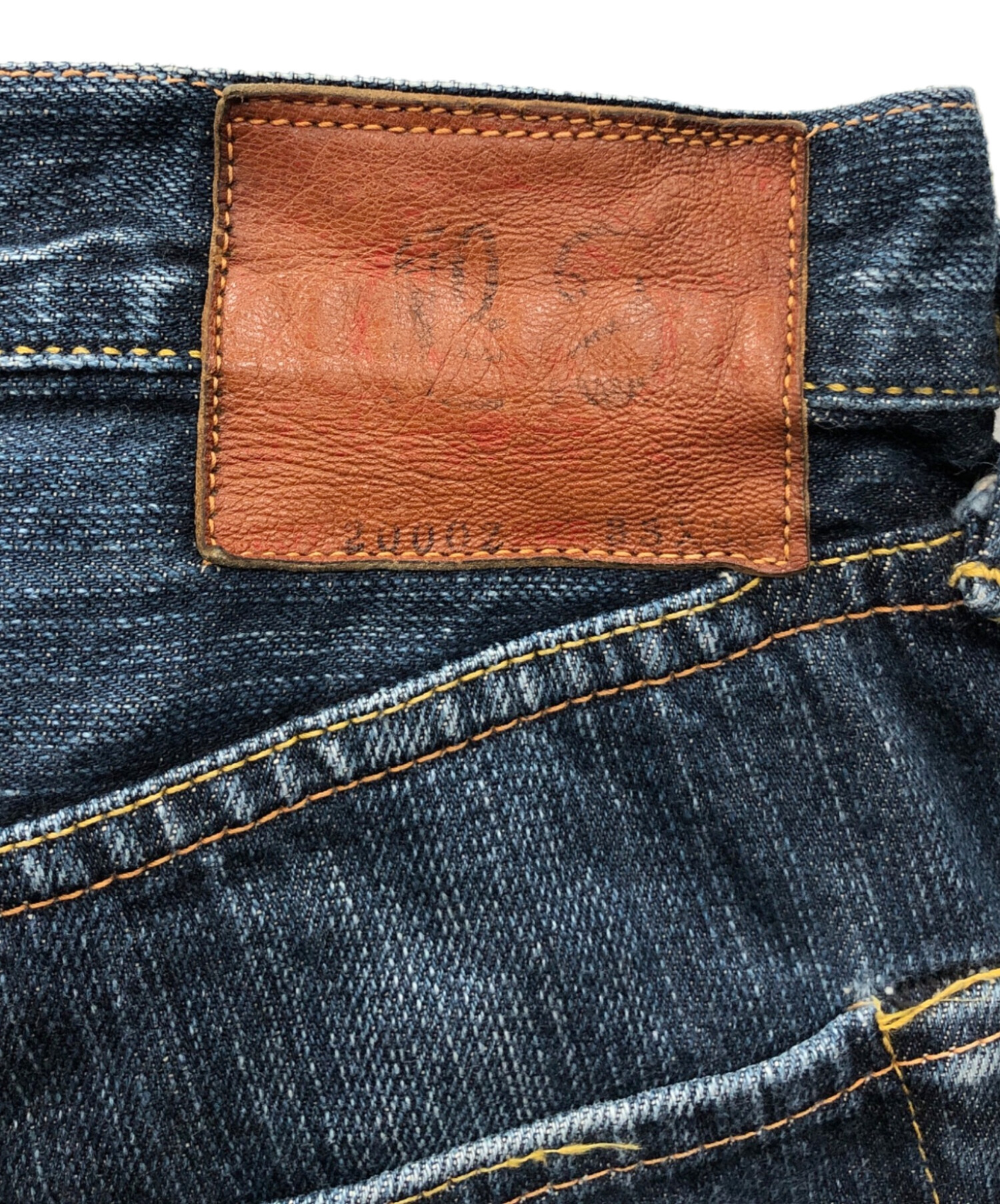 中古・古着通販】EVISU (エヴィス) ジーンズ ネイビー サイズ:W33