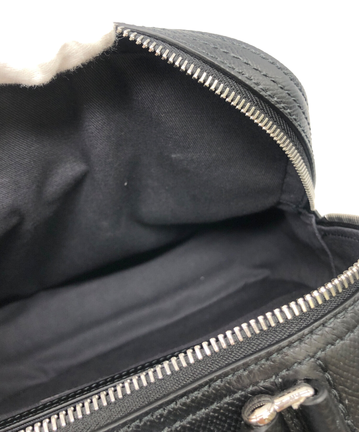 中古・古着通販】dunhill (ダンヒル) トップハンドルバッグ ブラック