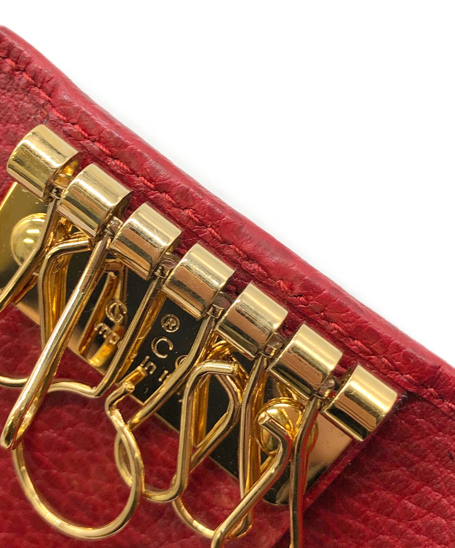 中古・古着通販】GUCCI (グッチ) 6連キーケース レッド｜ブランド