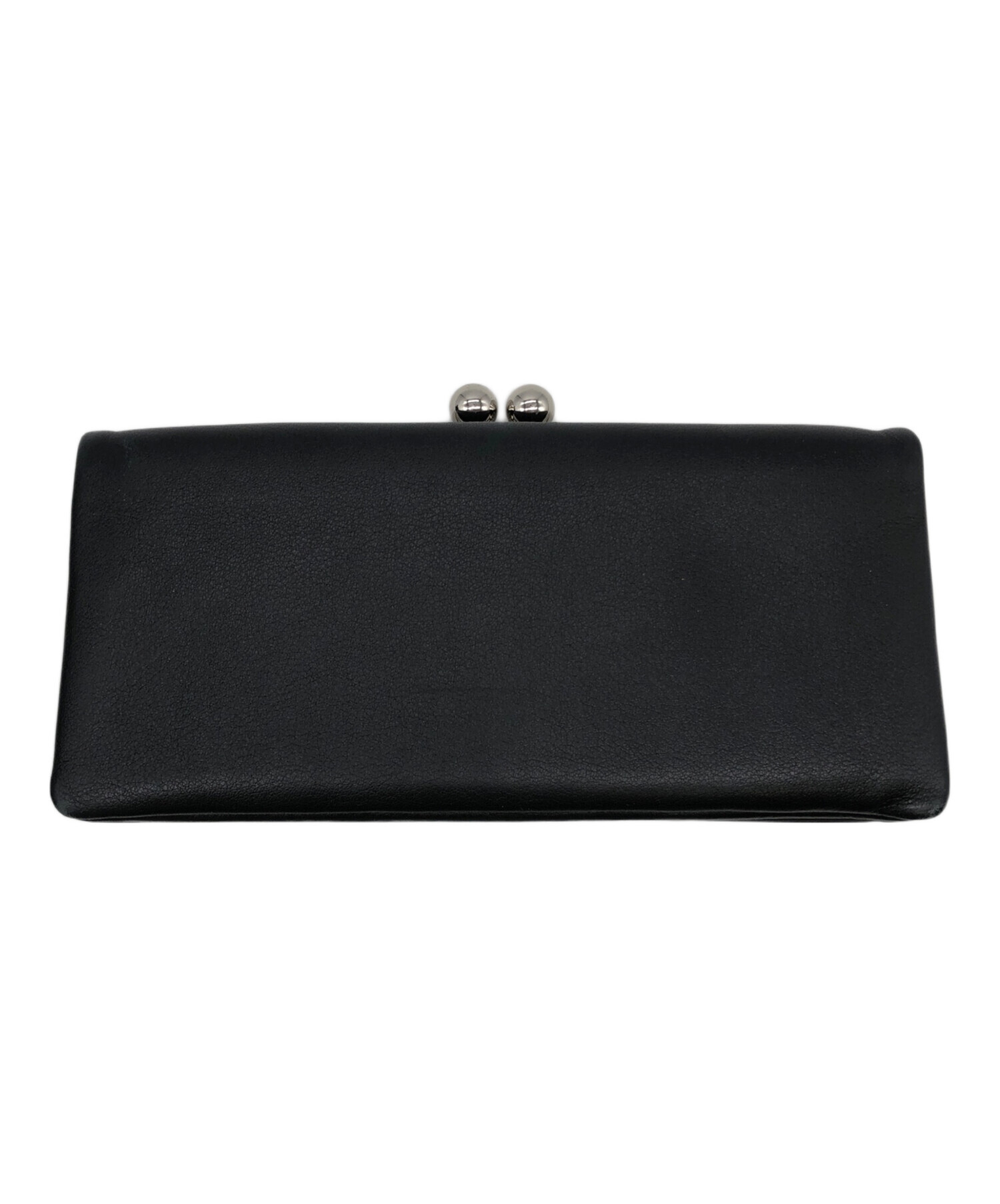 中古・古着通販】ANNA SUI (アナスイ) がま口長財布 ブラック