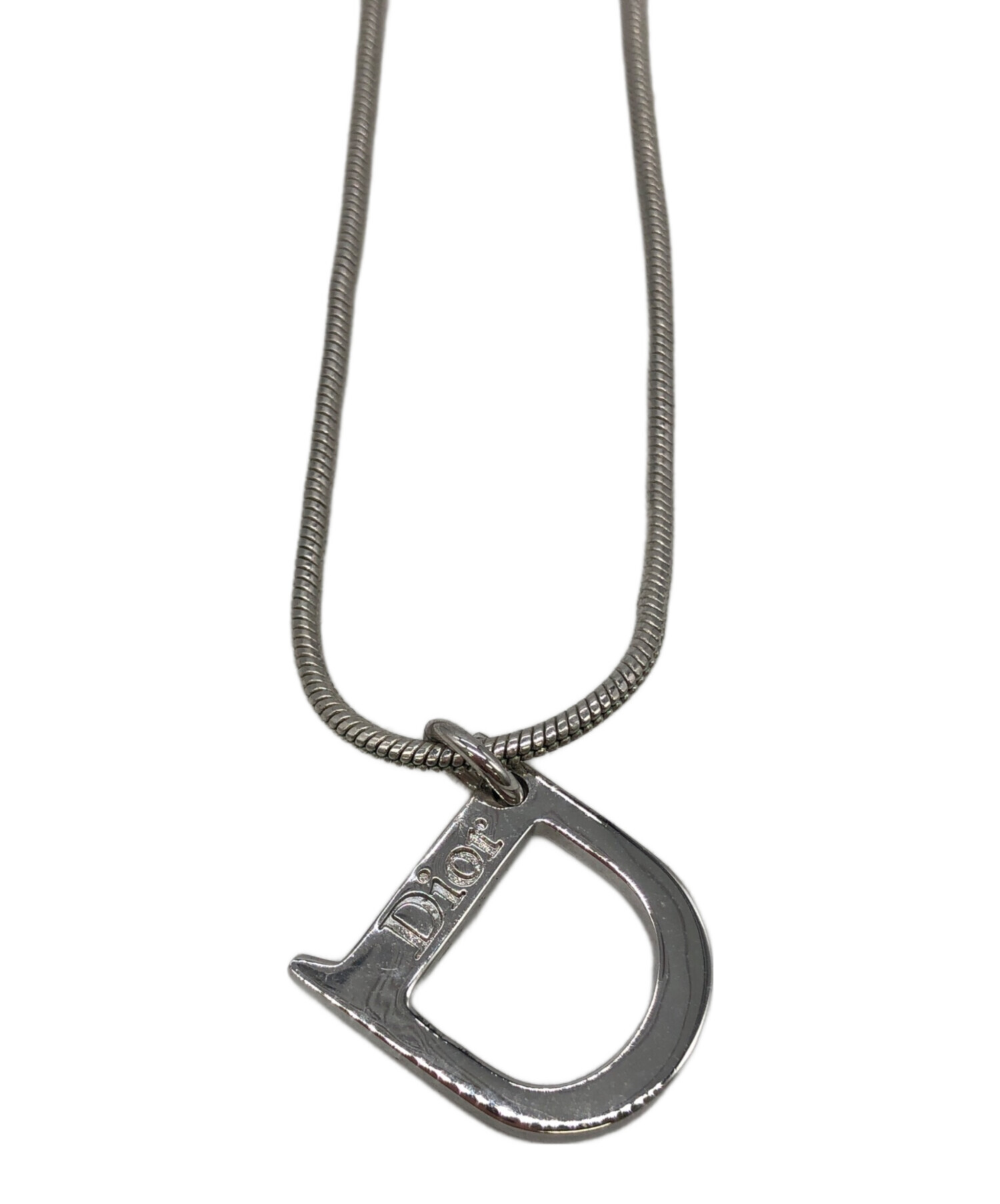 Christian Dior Dロゴ ネックレス