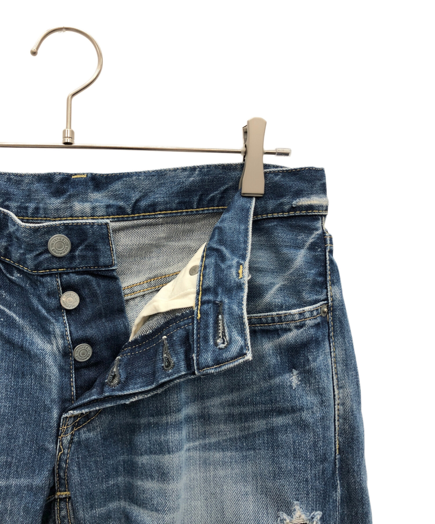 カート！未使用タグ付！Hysteric Glamour 小窓デニム w30 中古・古着通販】Hysteric Glamour (ヒステリックグラマー) 小窓