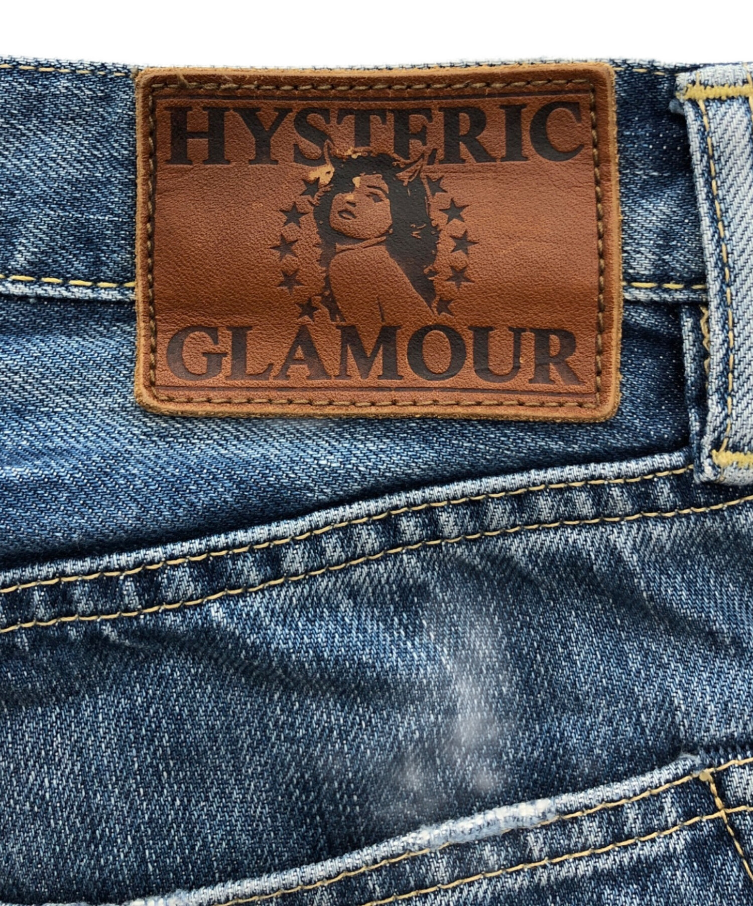 カート！未使用タグ付！Hysteric Glamour 小窓デニム w30 中古・古着通販】Hysteric Glamour (ヒステリックグラマー) 小窓