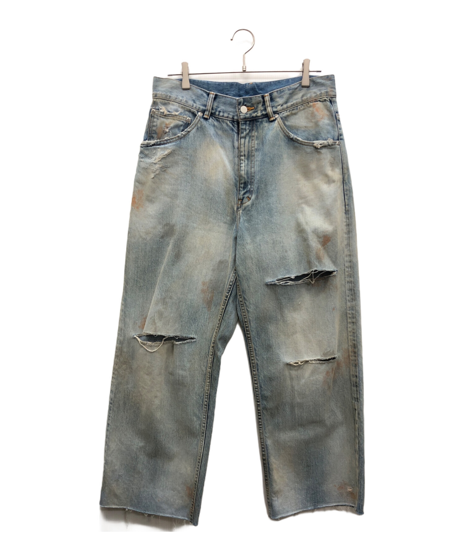 ANCELLM アンセルム セルビッチ デニムパンツ サイズ：2 ANCELLM アンセルム セルビッチ デニムパンツ サイズ：2 5P ANCELLM