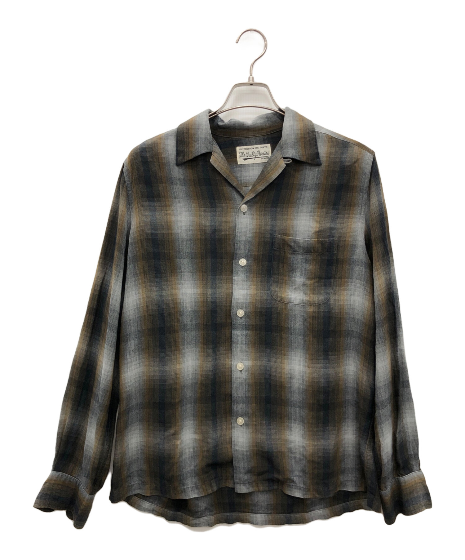 WACKO MARIA レーヨンシャツ Mサイズ 中古・古着通販】WACKO MARIA (ワコマリア) レーヨンシャツ イエロー