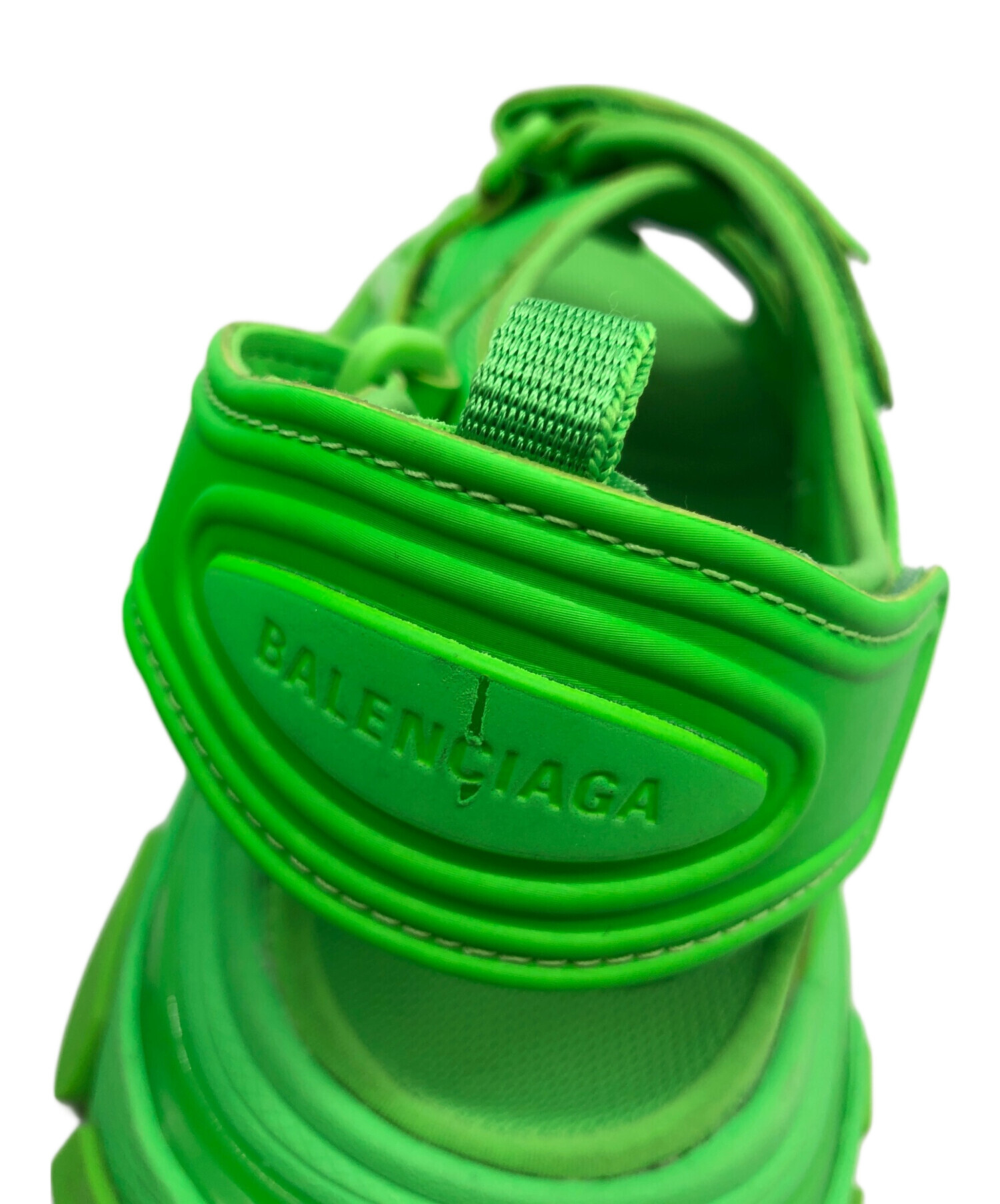 中古・古着通販】BALENCIAGA (バレンシアガ) トラックサンダル 黄緑