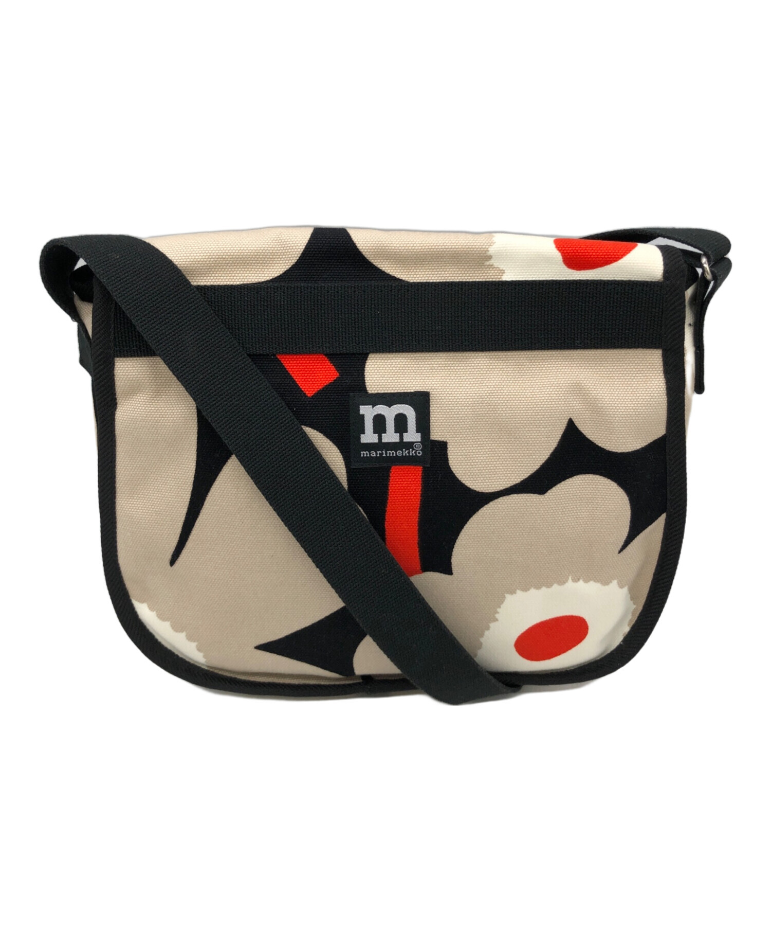 未使用品　marimekko ショルダーバッグ 中古・古着通販】marimekko (マリメッコ) ショルダーバッグ ベージュ