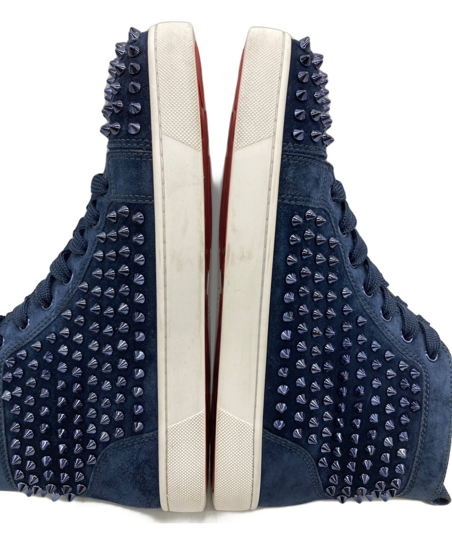 Christian Louboutin ネイビー スニーカー 中古・古着通販】Christian Louboutin (クリスチャン・ルブタン