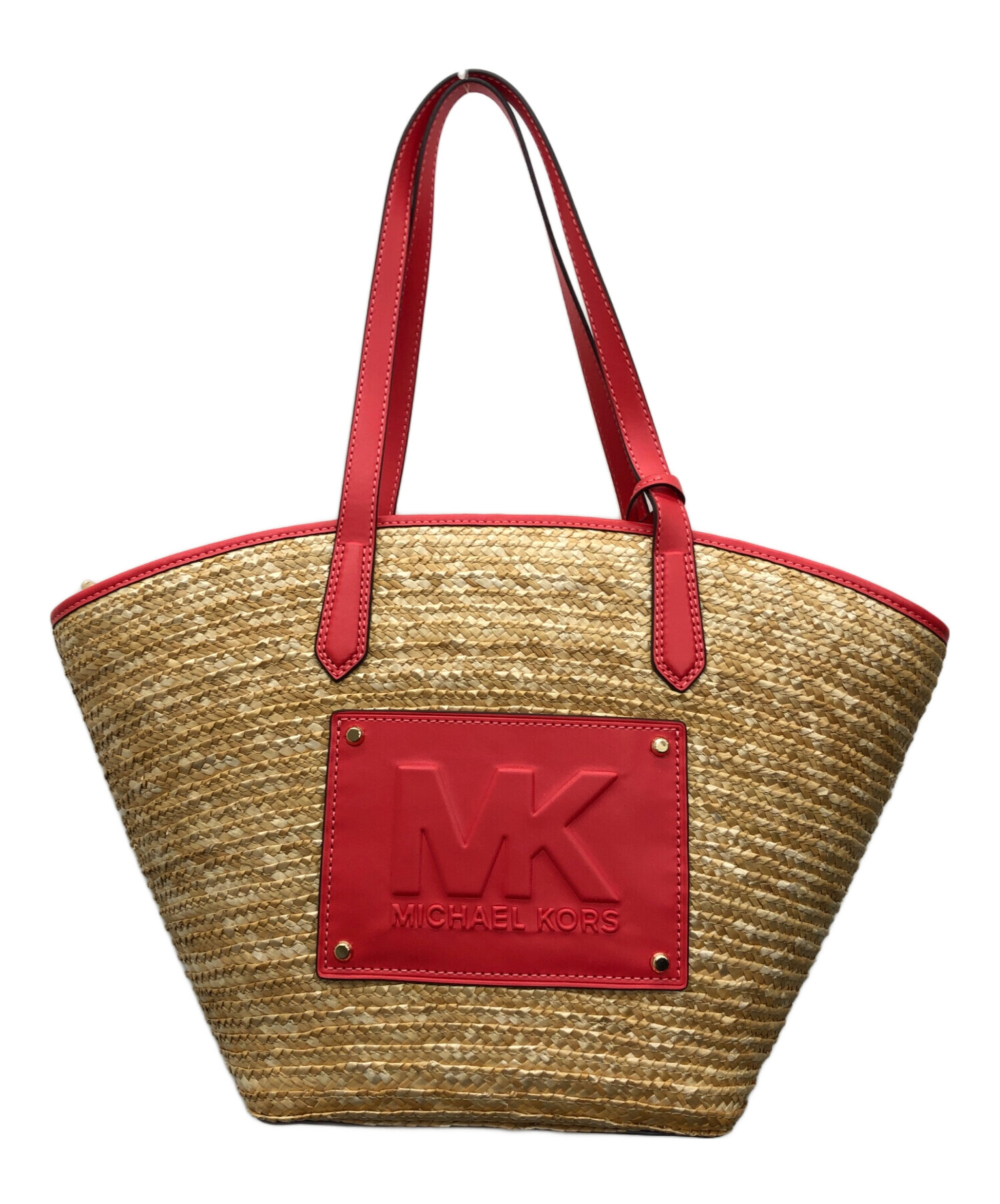 中古・古着通販】MICHAEL KORS (マイケルコース) カゴバッグ ベージュ