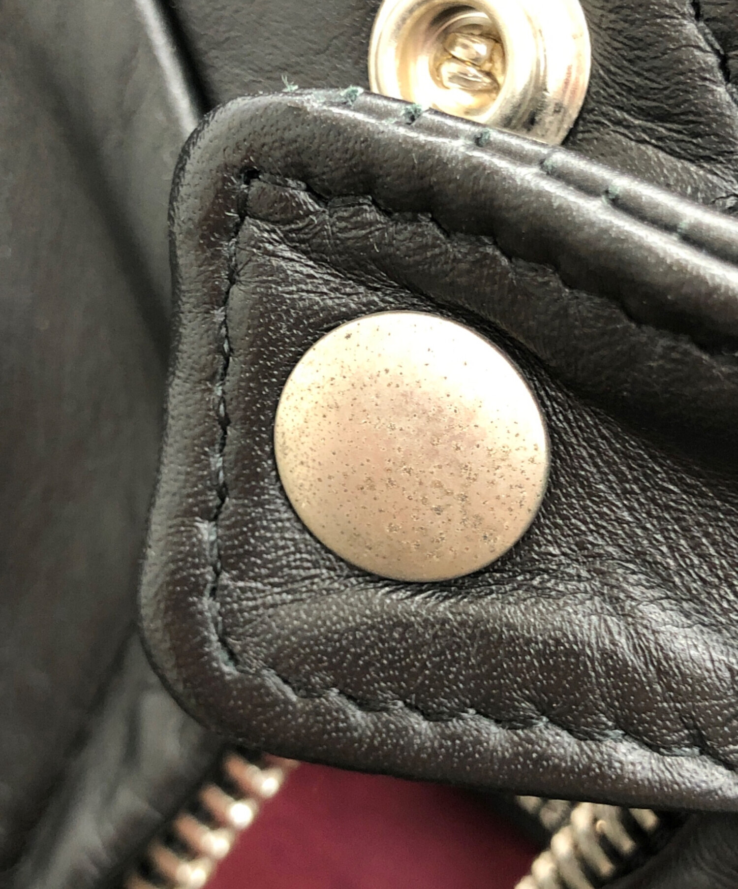 中古・古着通販】Schott (ショット) ライダースジャケット ブラック