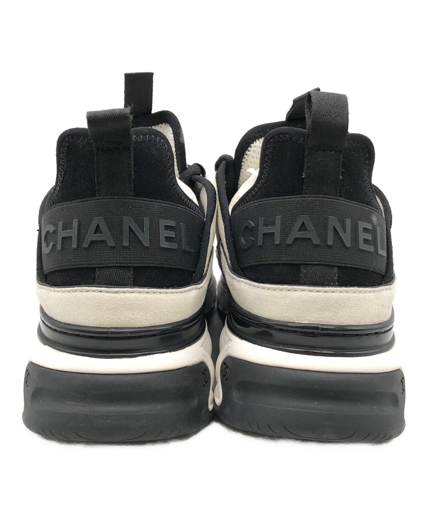 中古・古着通販】CHANEL (シャネル) スニーカー アイボリー×ブラック