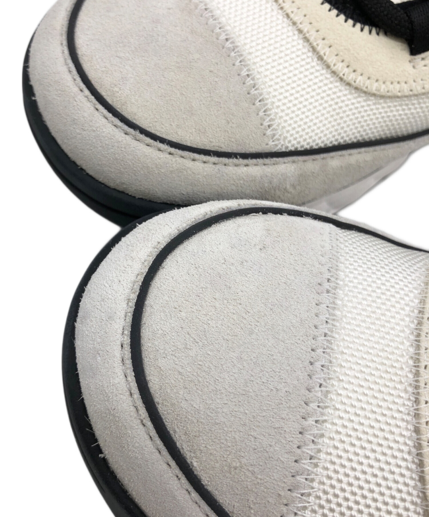 中古・古着通販】CHANEL (シャネル) スニーカー アイボリー×ブラック