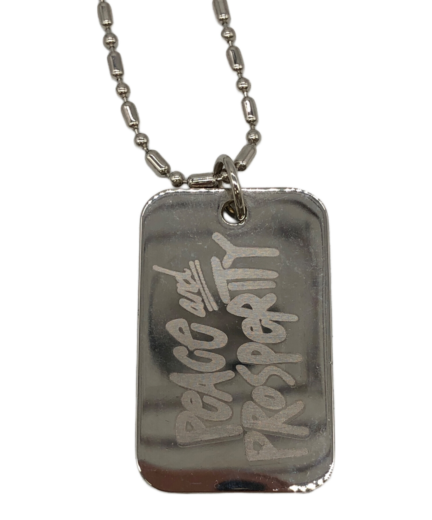 中古・古着通販】stussy (ステューシー) ドッグタグネックレス