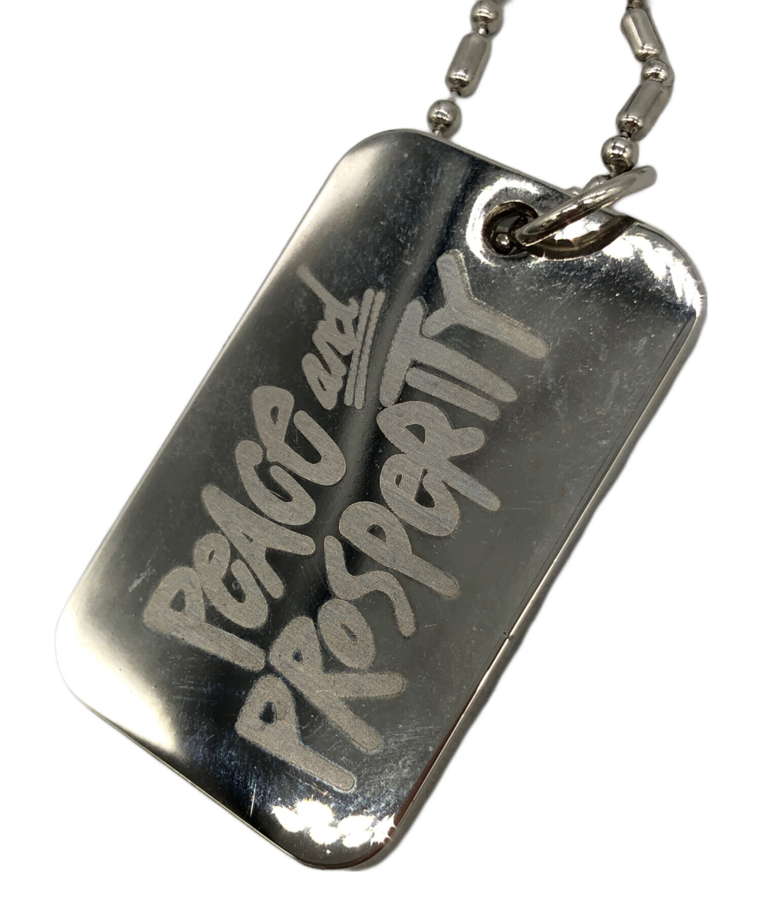 中古・古着通販】stussy (ステューシー) ドッグタグネックレス