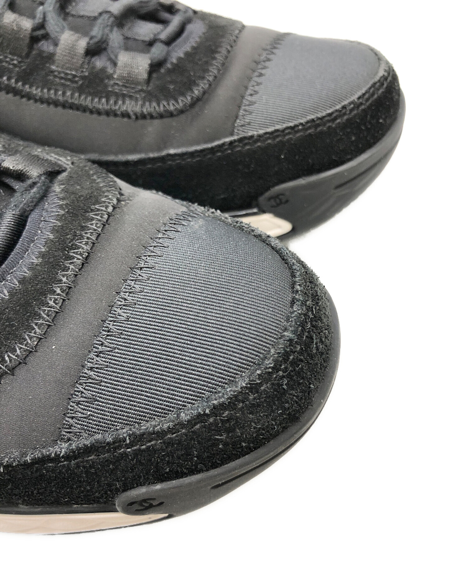 中古・古着通販】CHANEL (シャネル) スニーカー ブラック サイズ:39