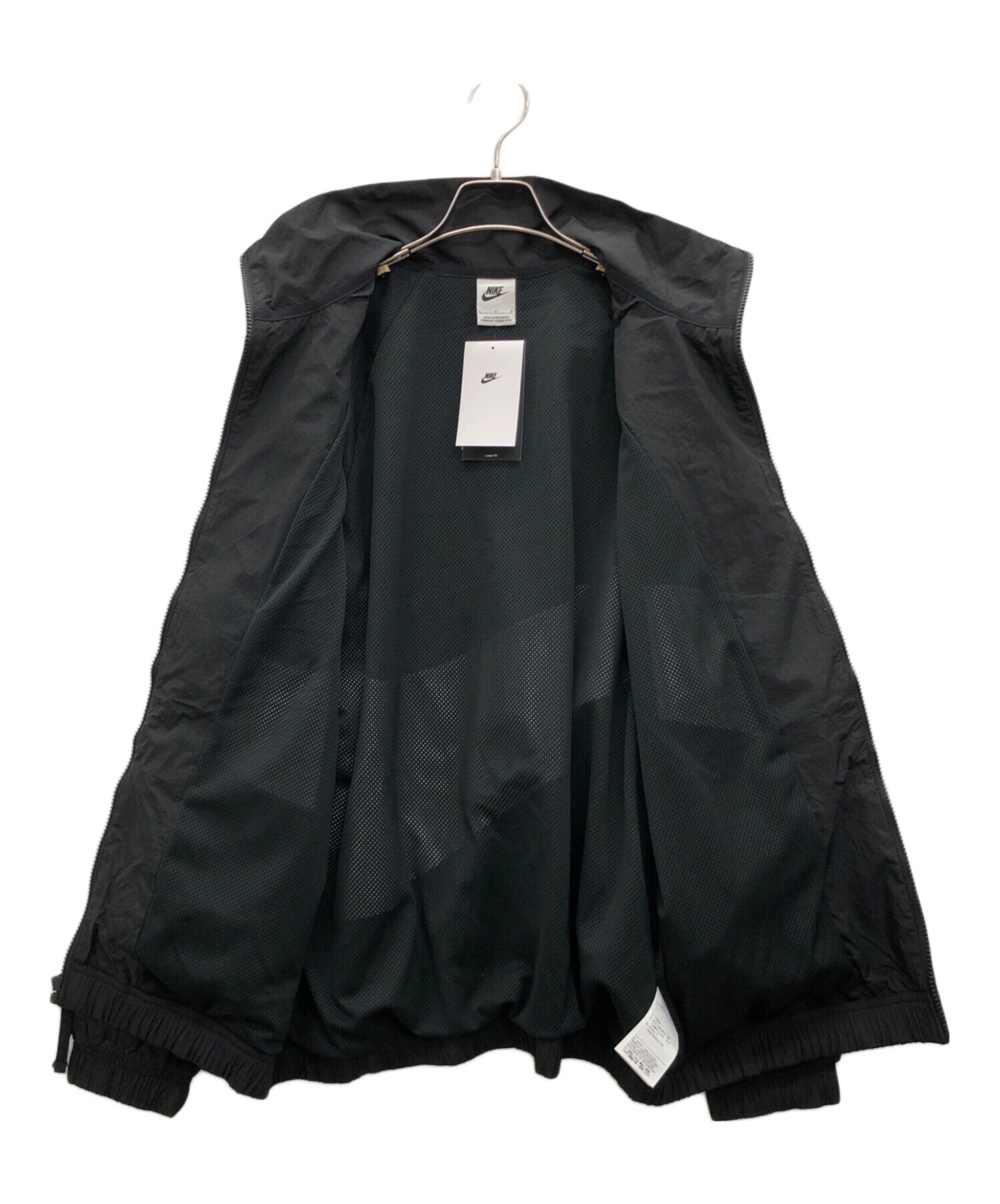 中古・古着通販】NIKE (ナイキ) Big Swoosh Woven Jacket ブラック 