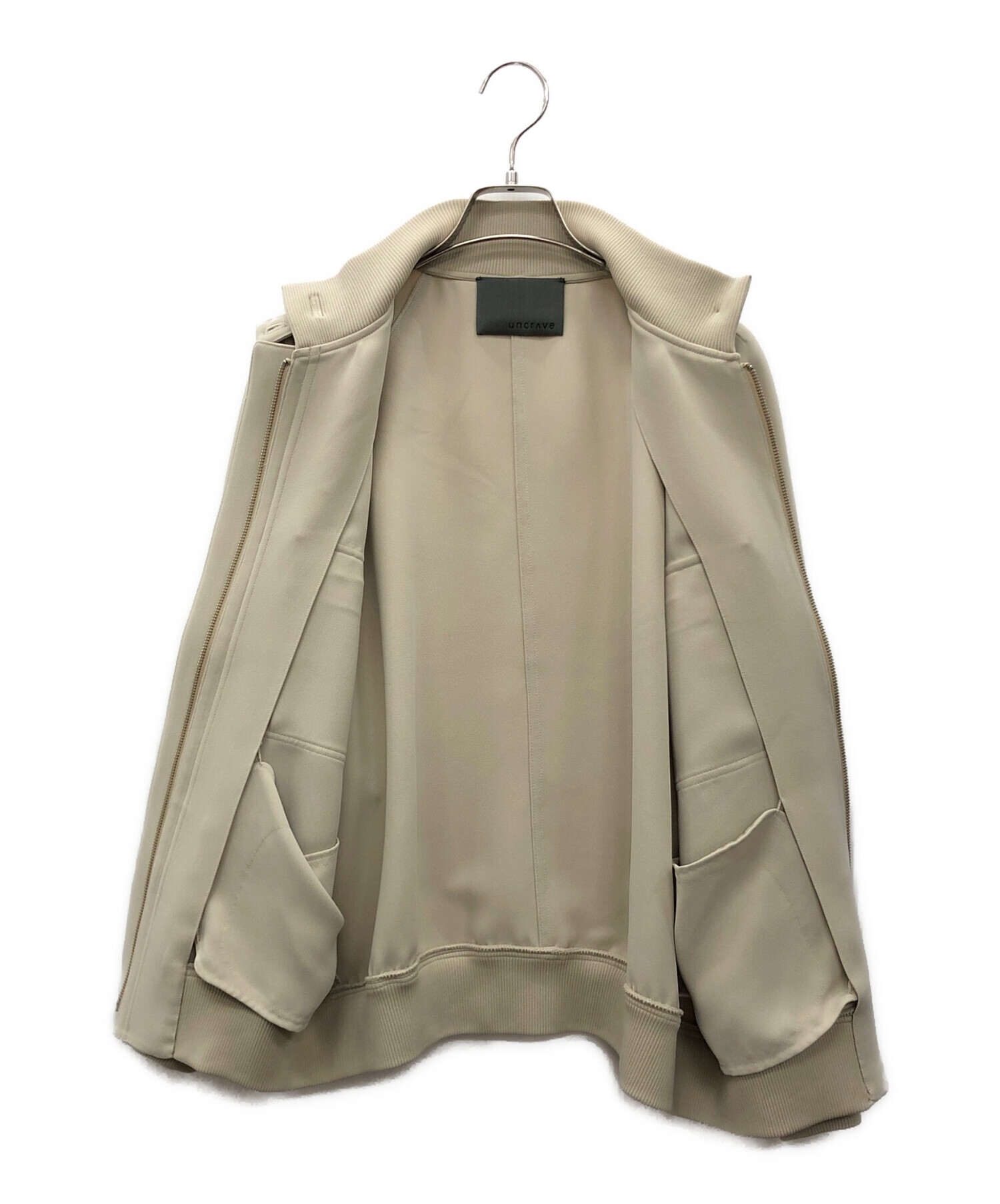 中古・古着通販】uncrave (アンクレイヴ) ブルゾン ベージュ サイズ:M