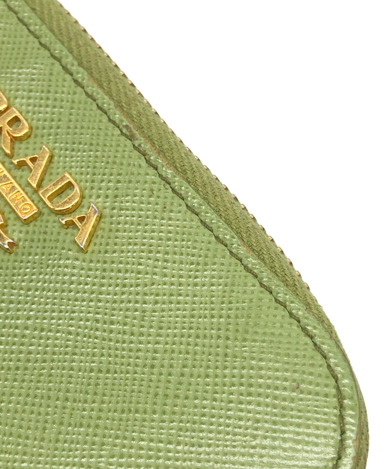 中古・古着通販】PRADA (プラダ) コインケース 黄緑｜ブランド・古着 